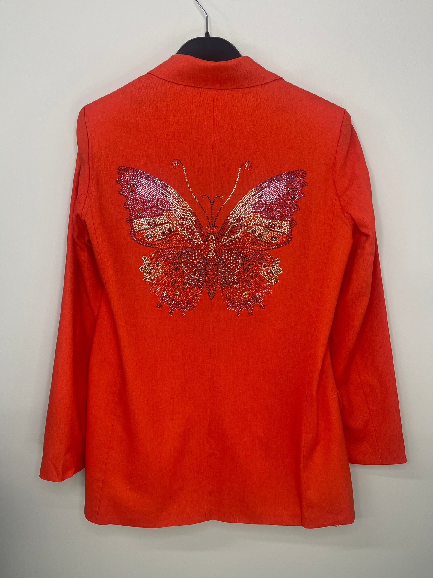 Blazer, Linen Orange, Butterfly