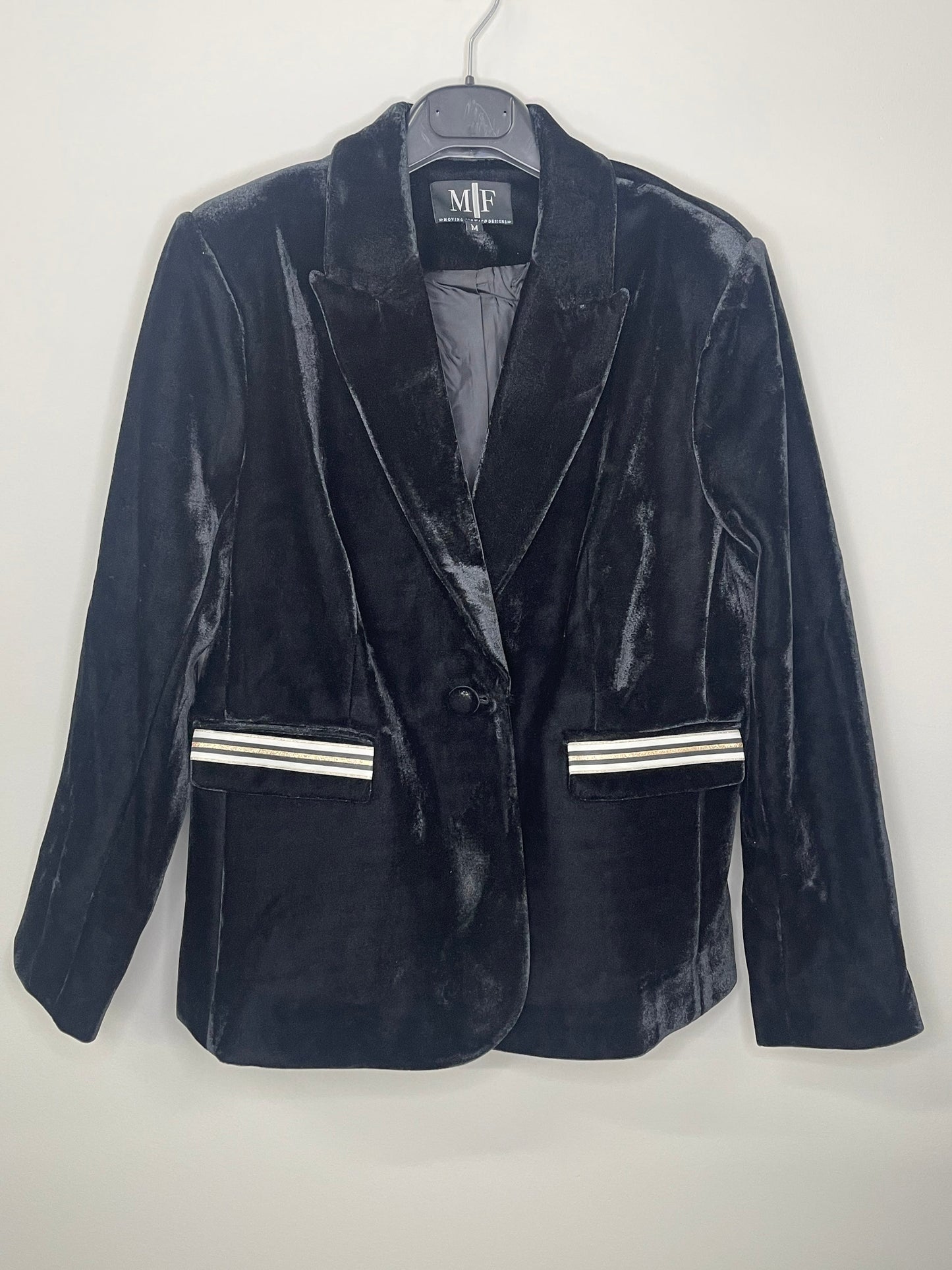 Blazer, Velvet Black, Flying Bees