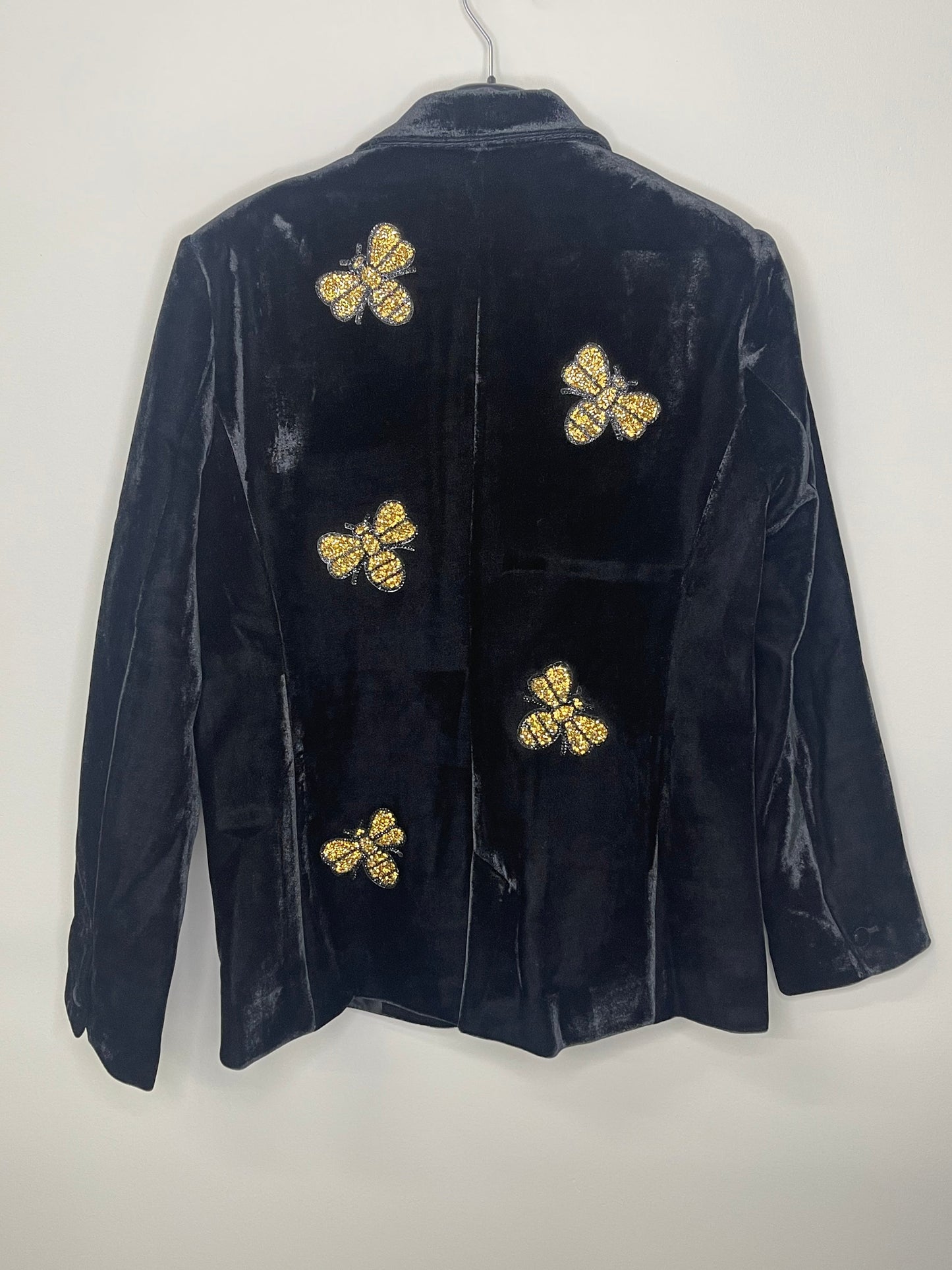 Blazer, Velvet Black, Flying Bees