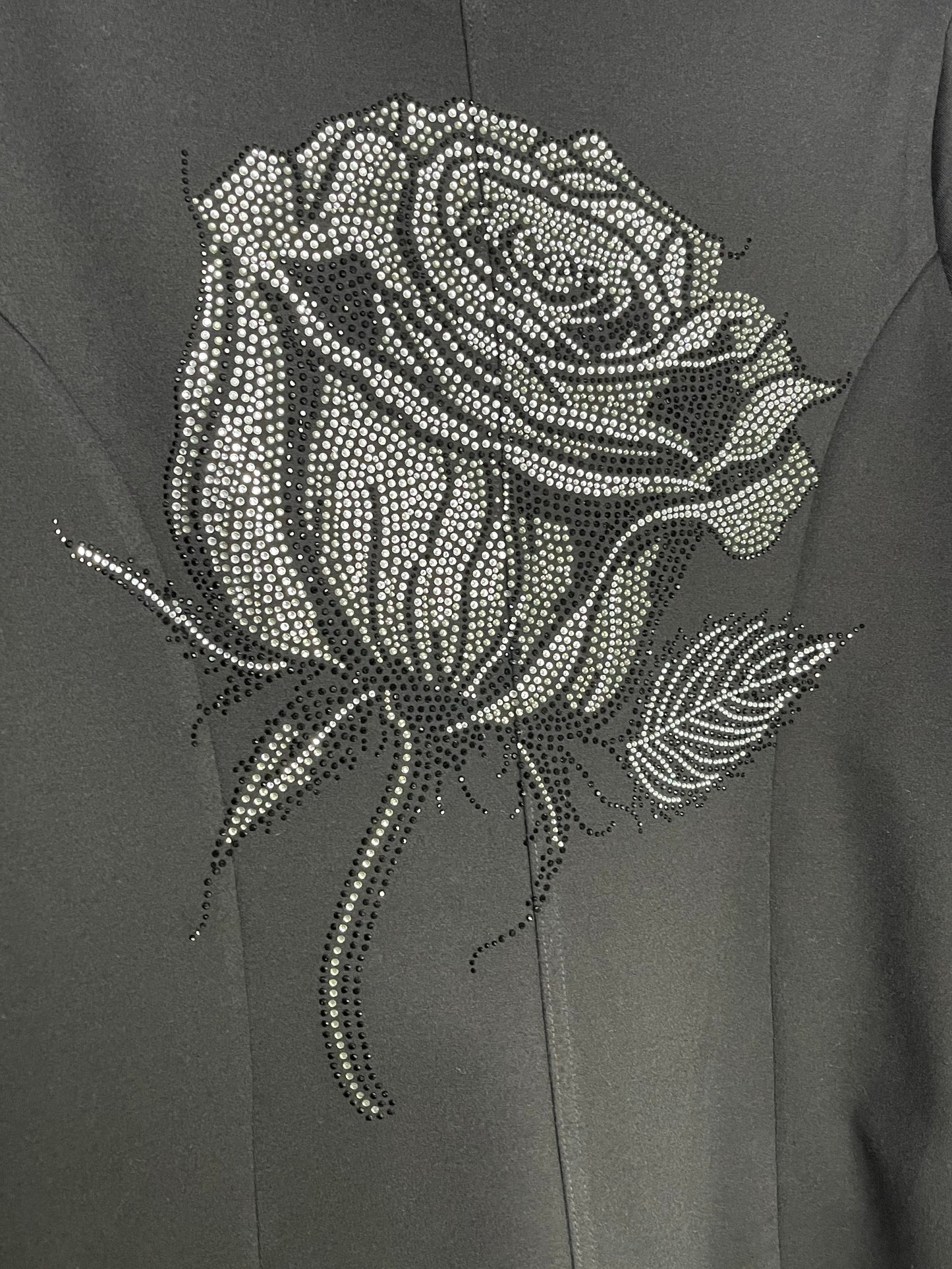 Blazer, Stretch Patch Pocket Black, Gunmetal Rose