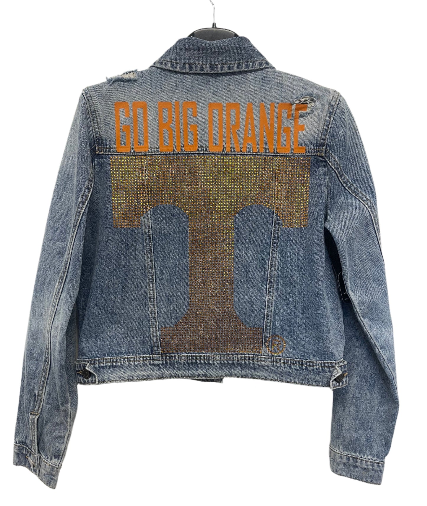 Licensed Game Day Jacket, Blue Denim, Tennessee Vols Go Big Orange & T
