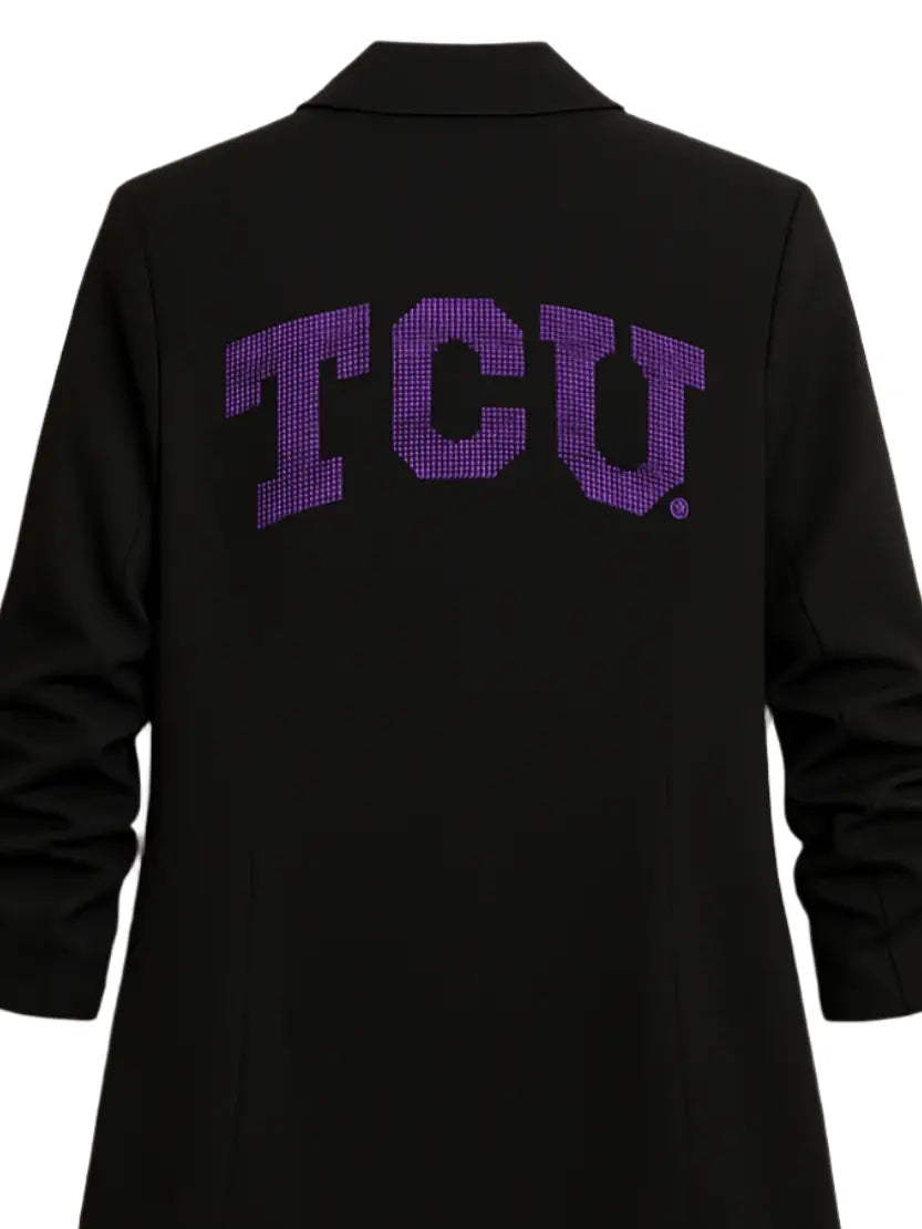 Licensed Game Day Blazer, Black, TCU Crystal TCU