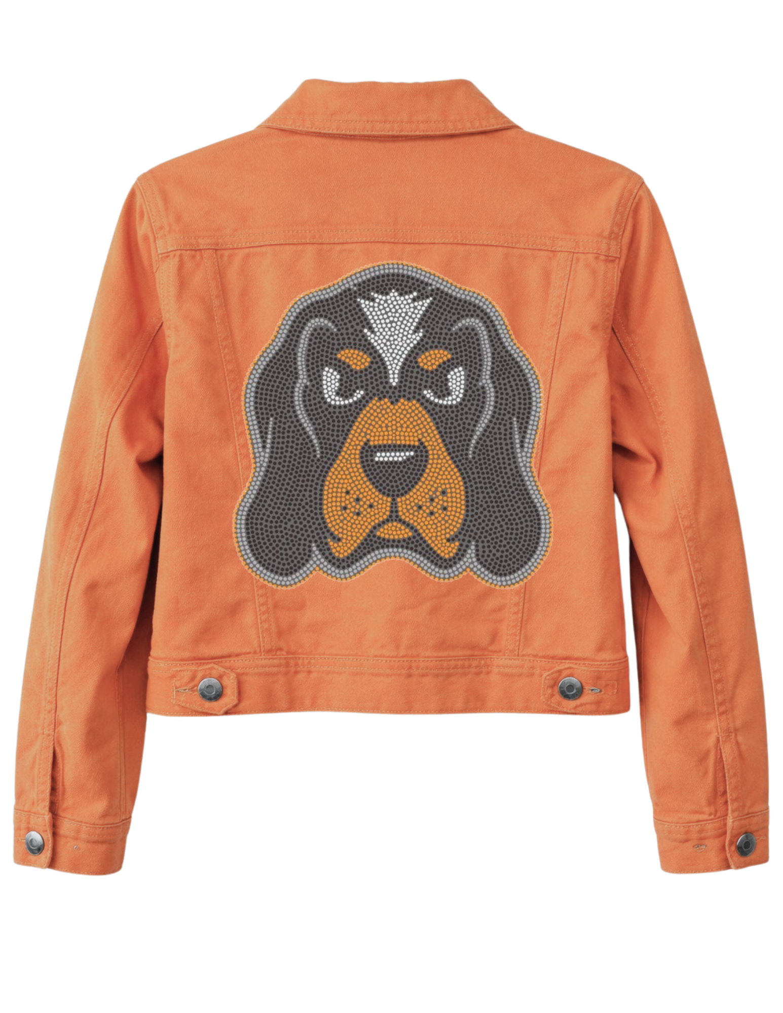 Tennessee Vols Smokey Orange Denim Jacket