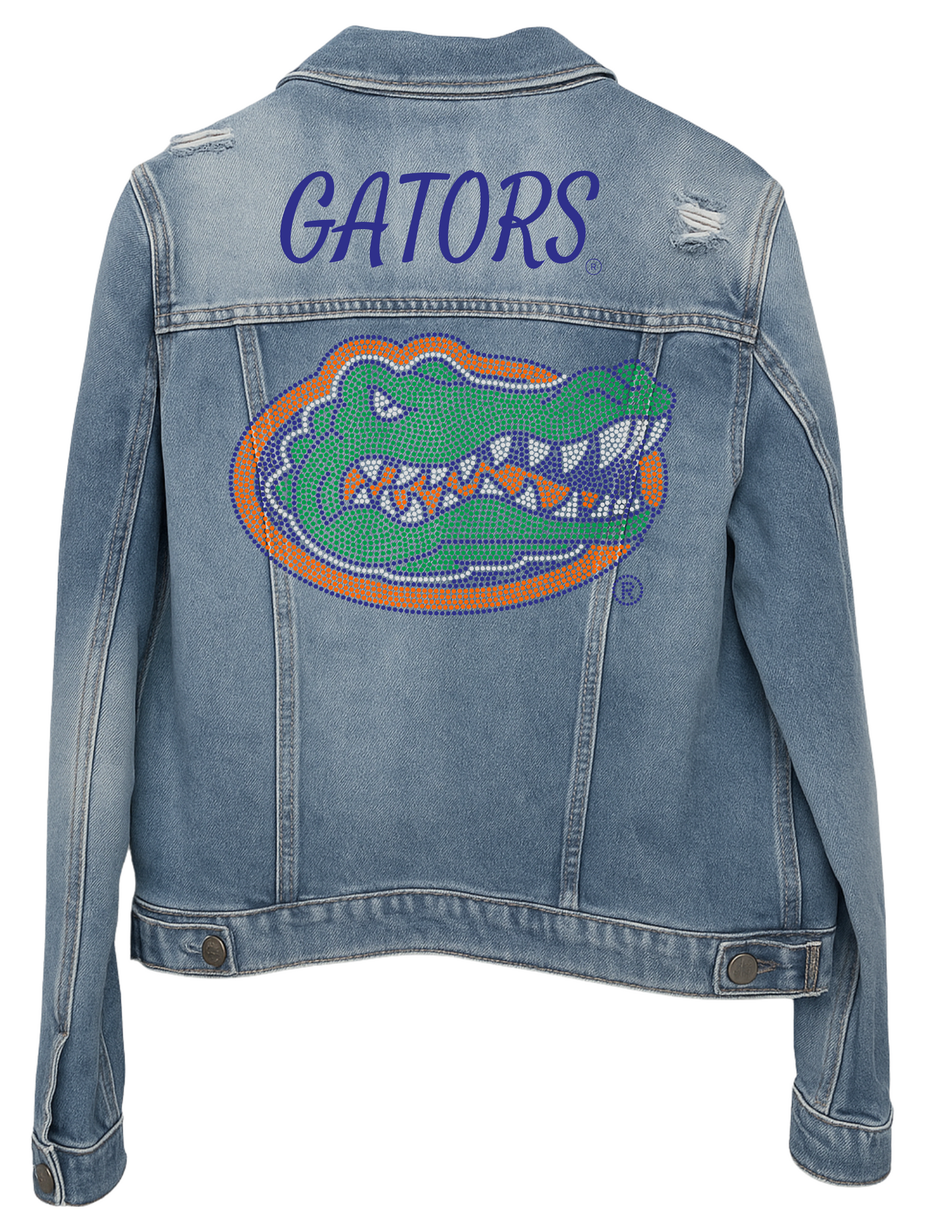 Licensed Game Day Jacket, Blue Denim, Univ of Florida Gators