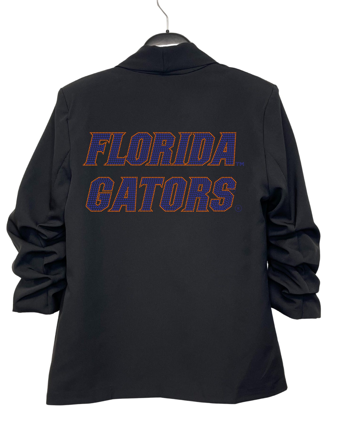 Licensed Game Day, Black Blazer, Univ of Florida Gators Script