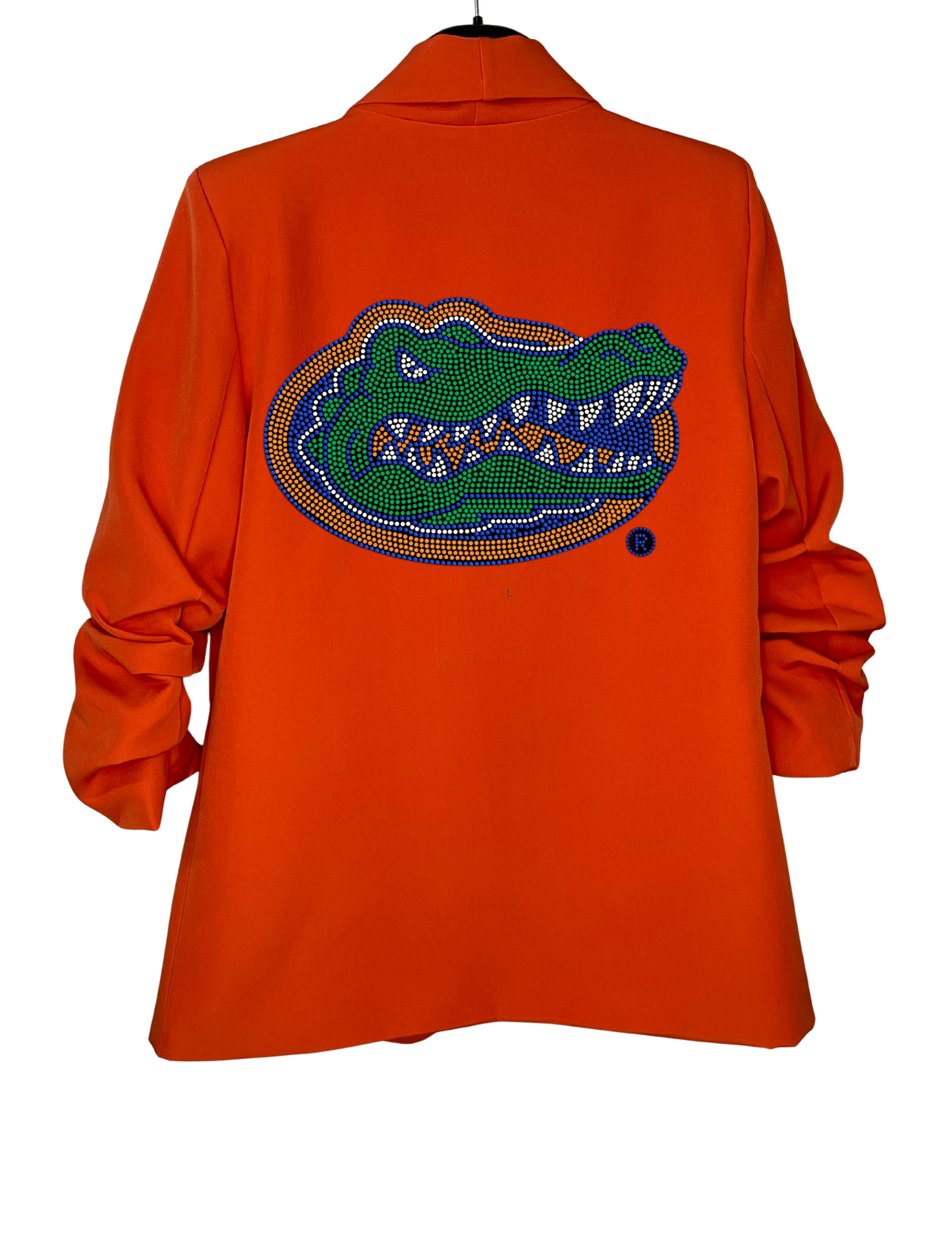 Licensed Game Day, Orange Blazer, Univ of Florida Gator