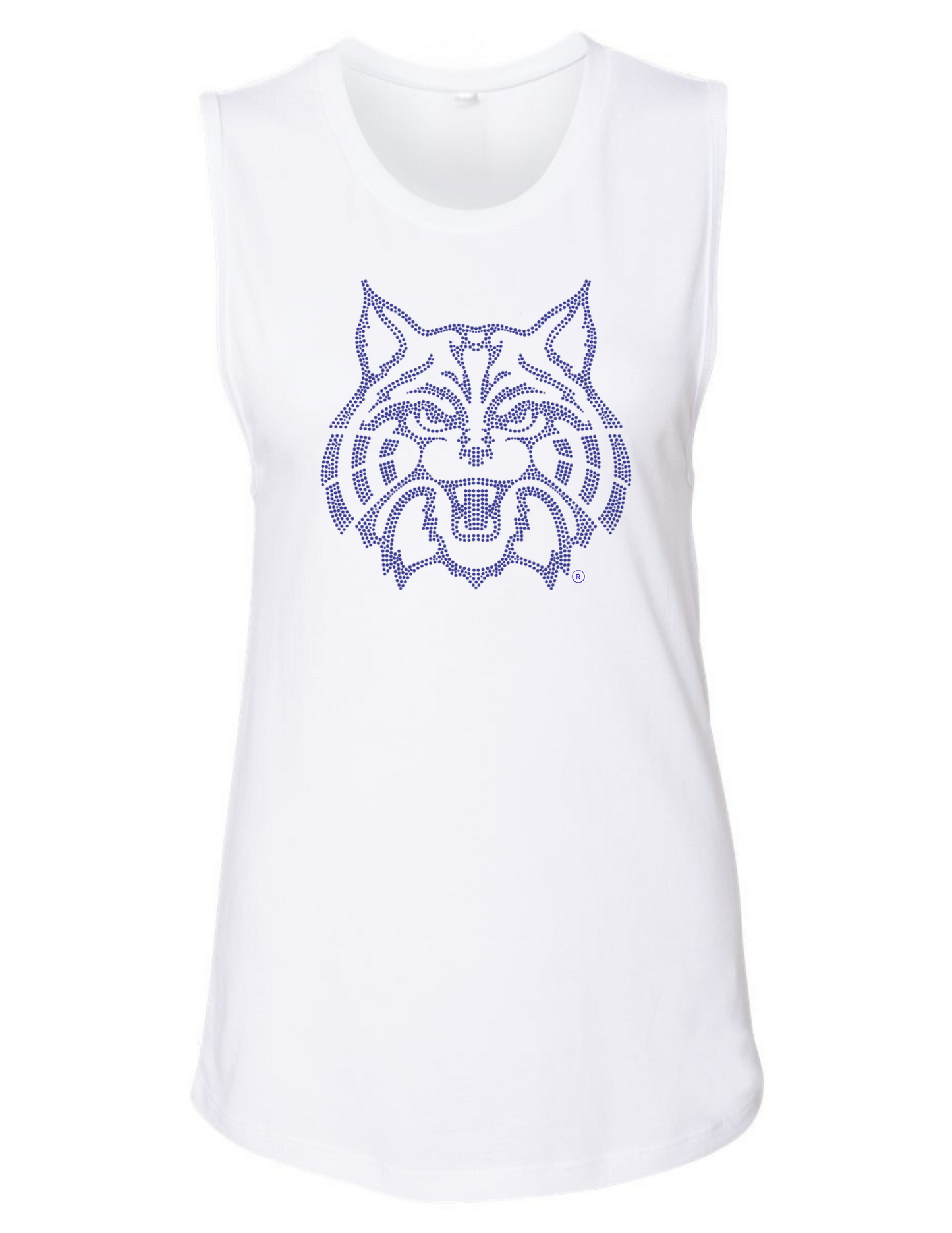 Licensed Game Day Tank Top, White, Univ of Arizona Wildcat