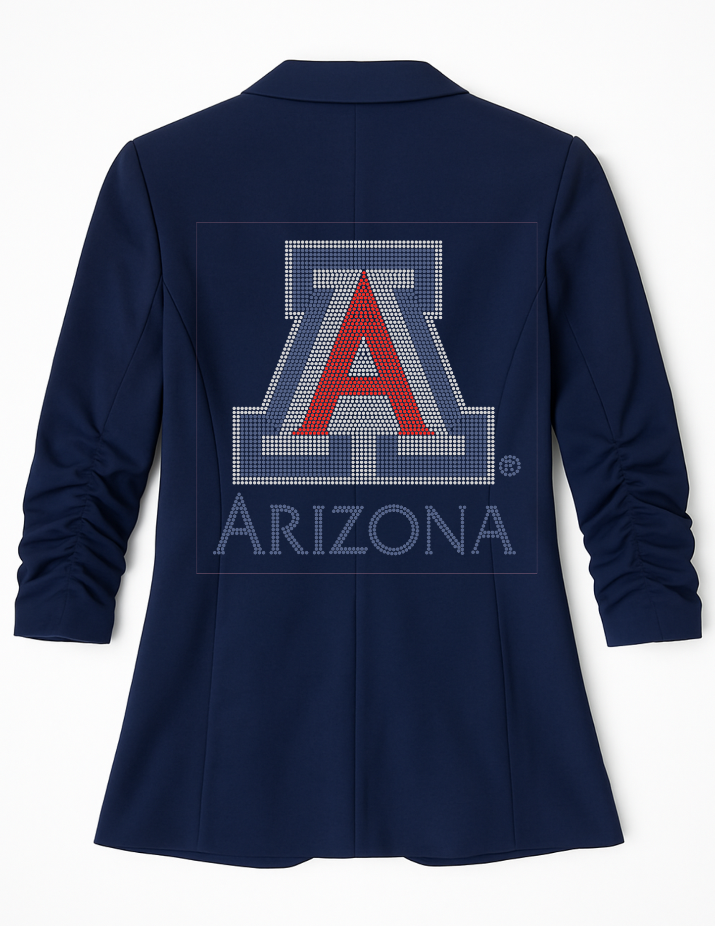 Licensed Game Day, Navy Blazer, Univ of Arizona A Arizona