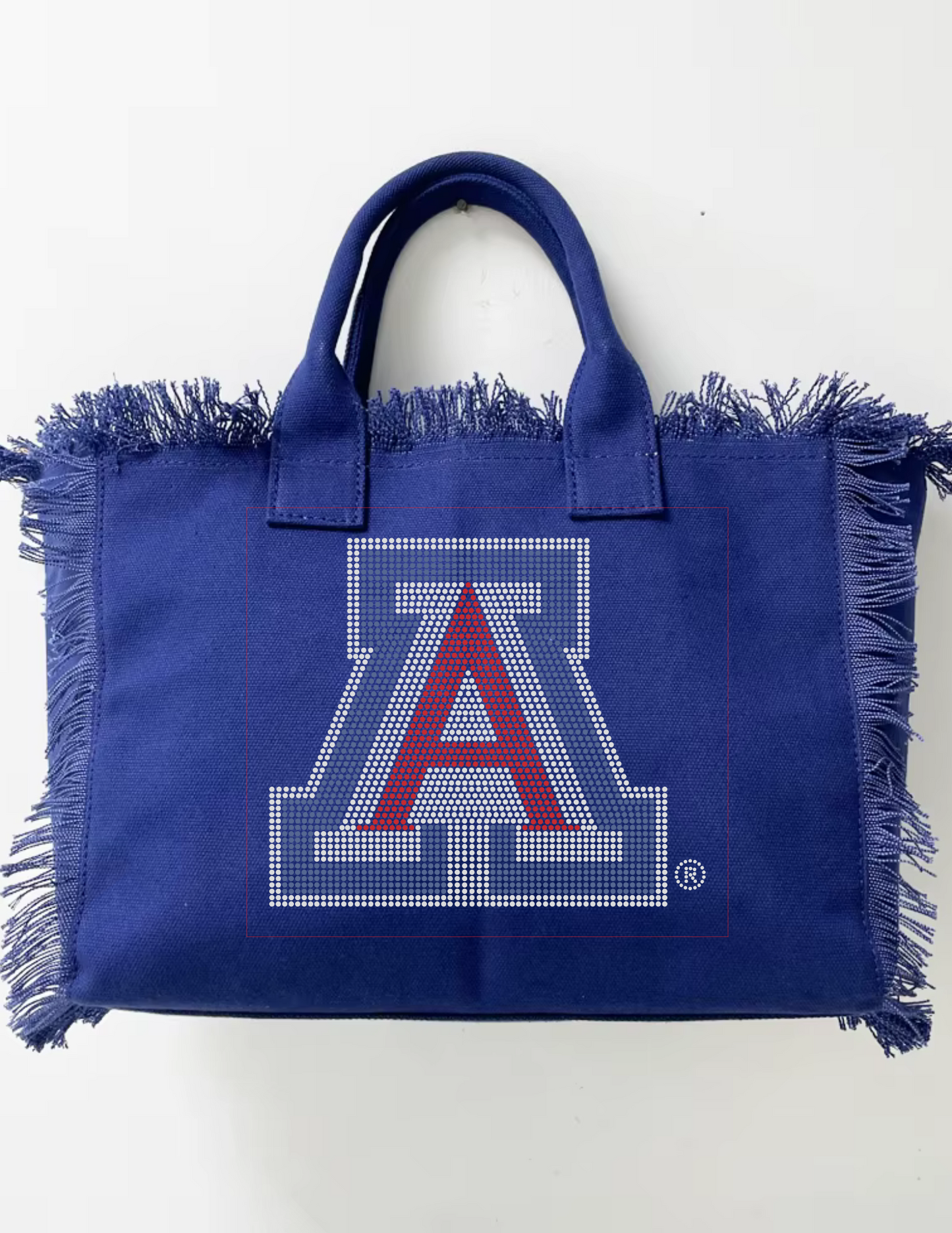 Blue Canvas Tote Bag, Univ of Arizona A