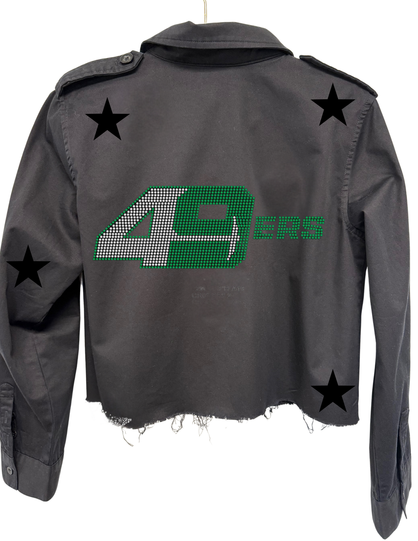 Licensed Game Day Shacket, Black, Univ of N Carolina Charlotte 49ers