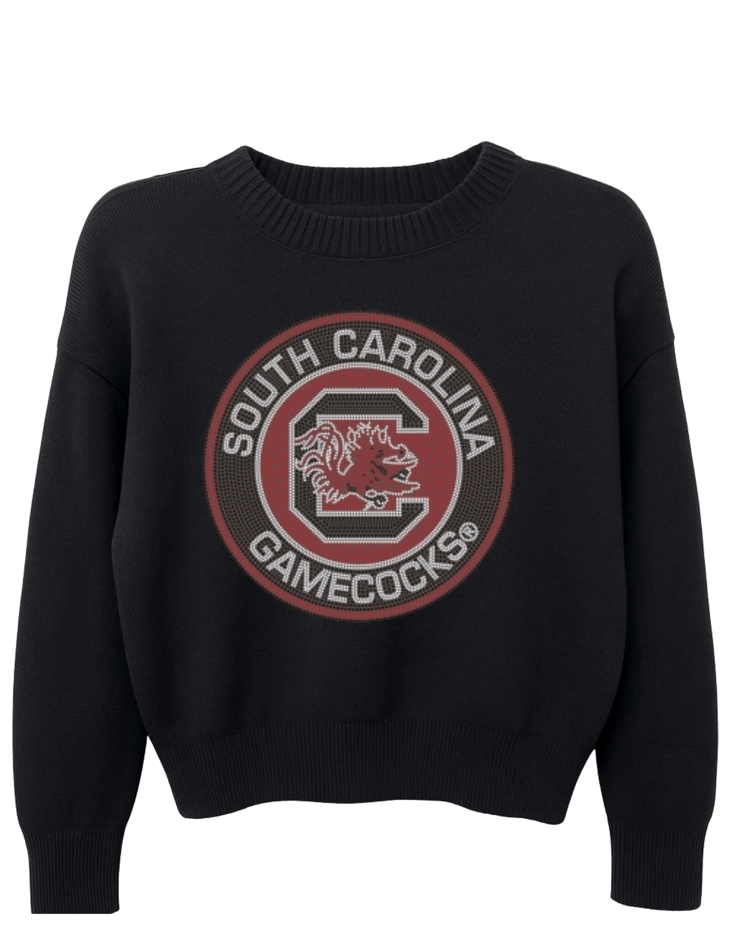 Licensed Game Day Sweater, Black, Univ of South Carolina Circle Gamecock
