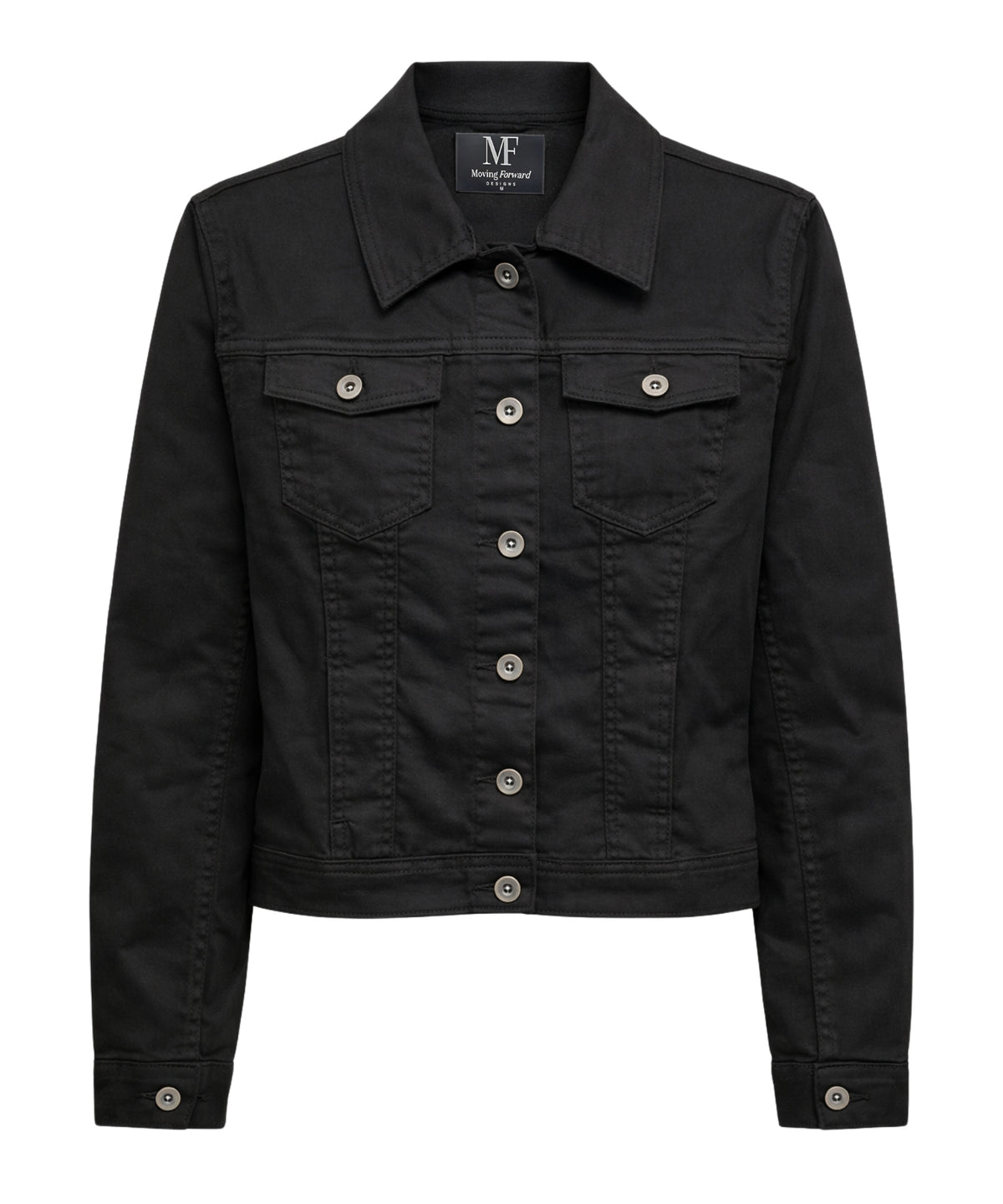 Purdue University Motion P Black Denim Jacket
