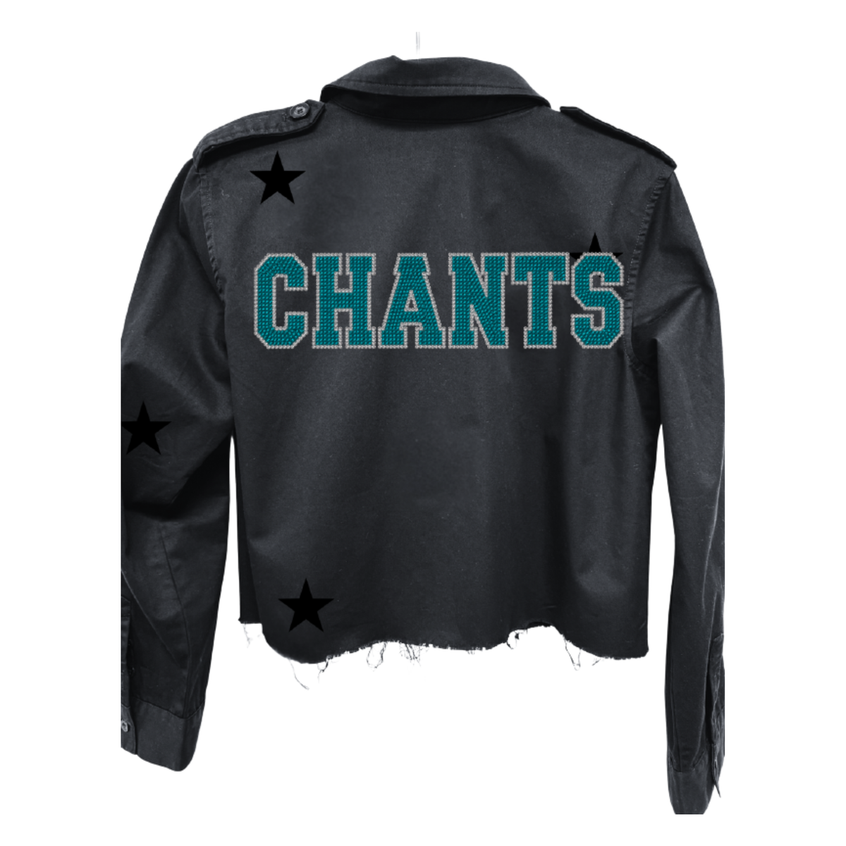 Coastal Carolina Chants Block Black Shacket