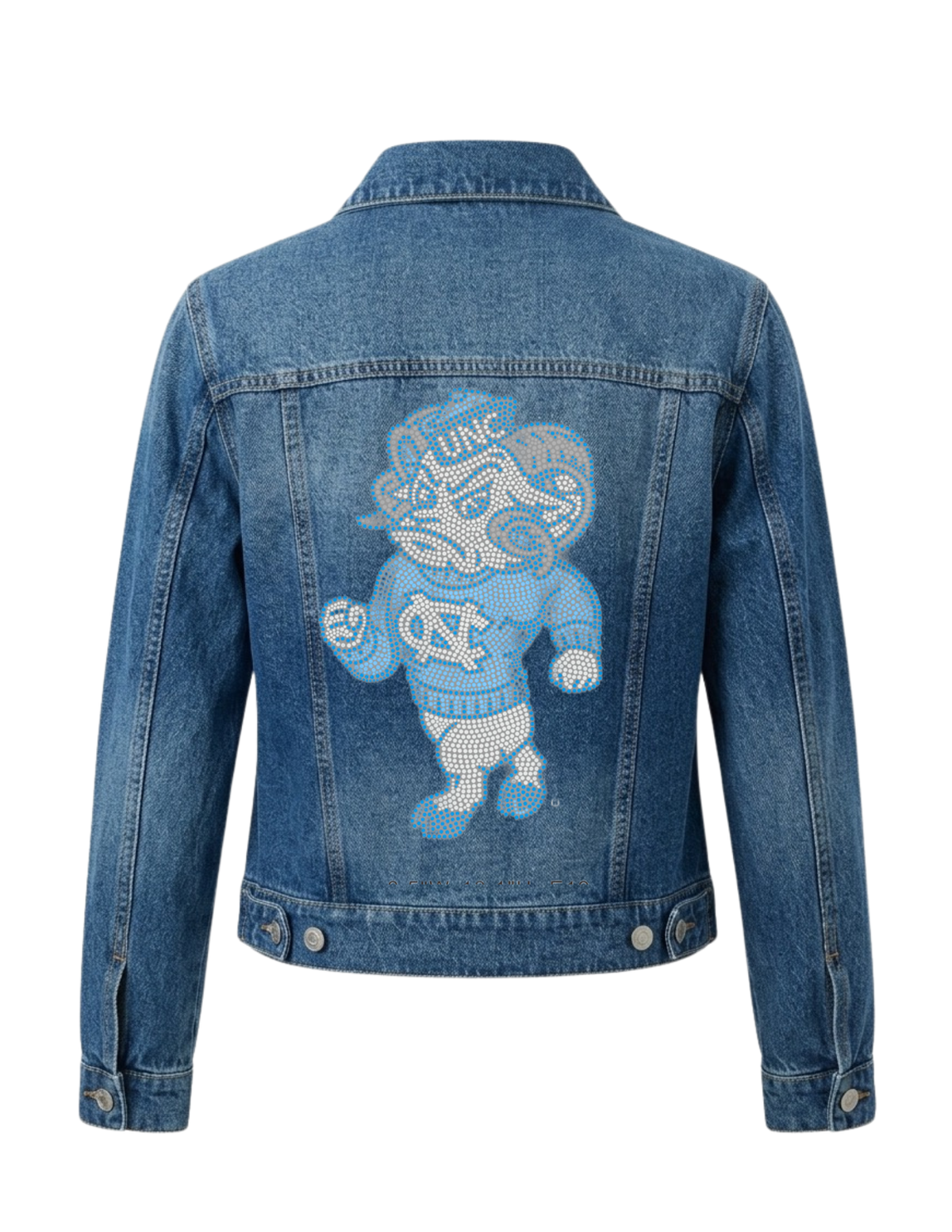 University of North Carolina Rameses Blue Denim Jacket