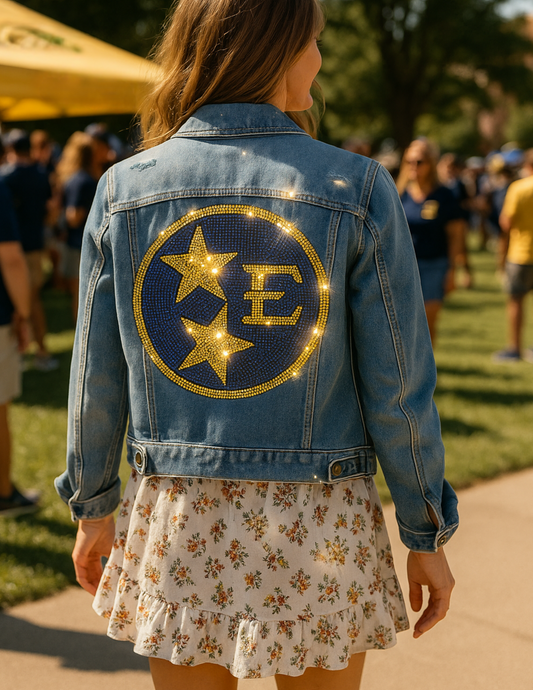 Licensed Game Day Jacket, Blue Denim, East Tennessee Circle