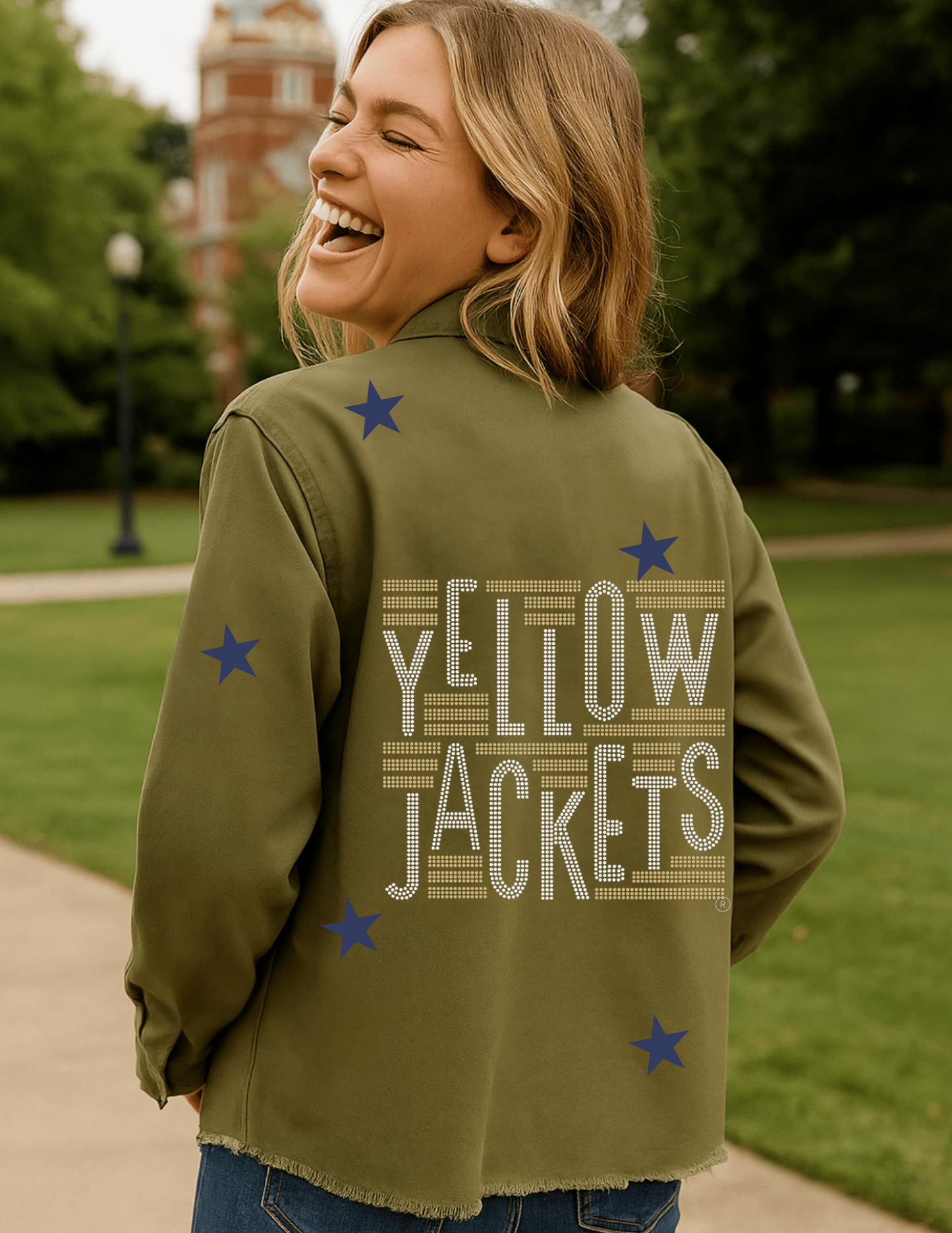 Licensed Game Day Shacket, Georgia Tech Yellow Jackets