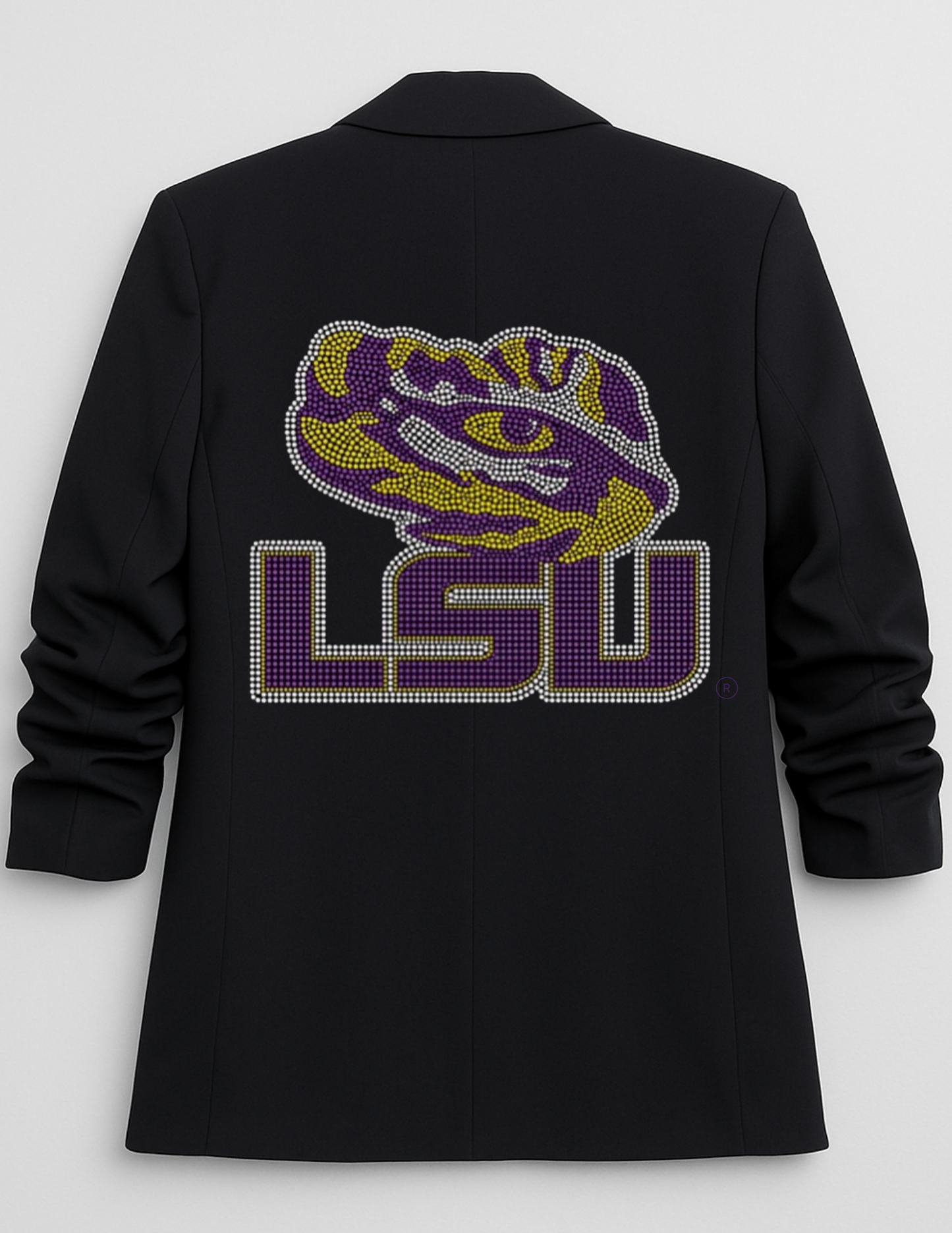 Licensed Game Day, Black Blazer, LSU w/ Tiger Eye