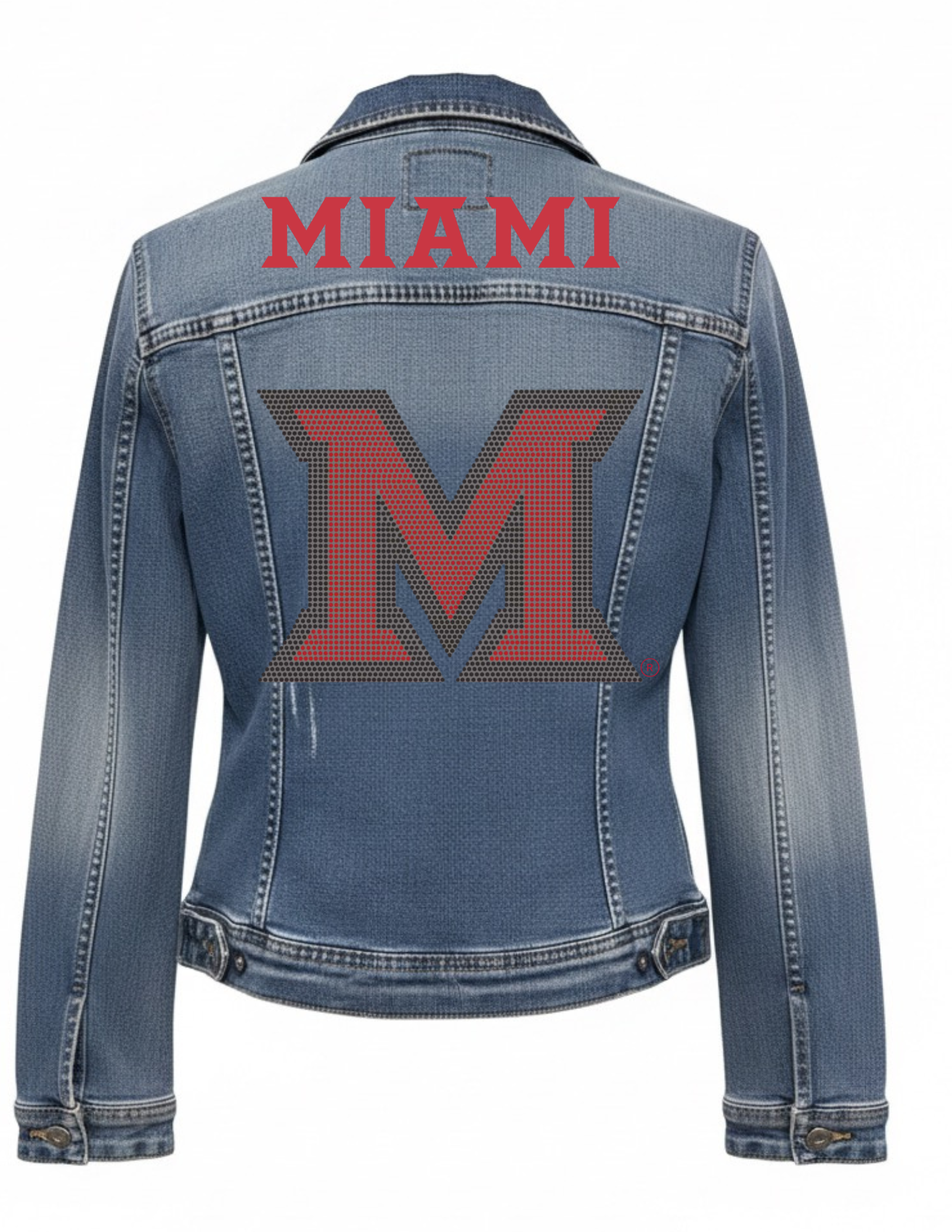 Miami of Ohio Miami M Blue Denim Jacket