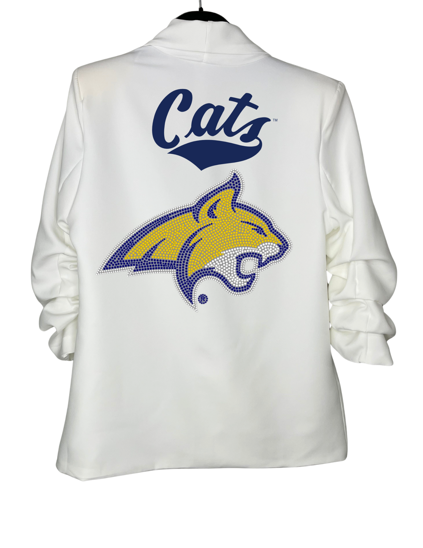 Licensed Game Day Blazer, White, Montana State Cats