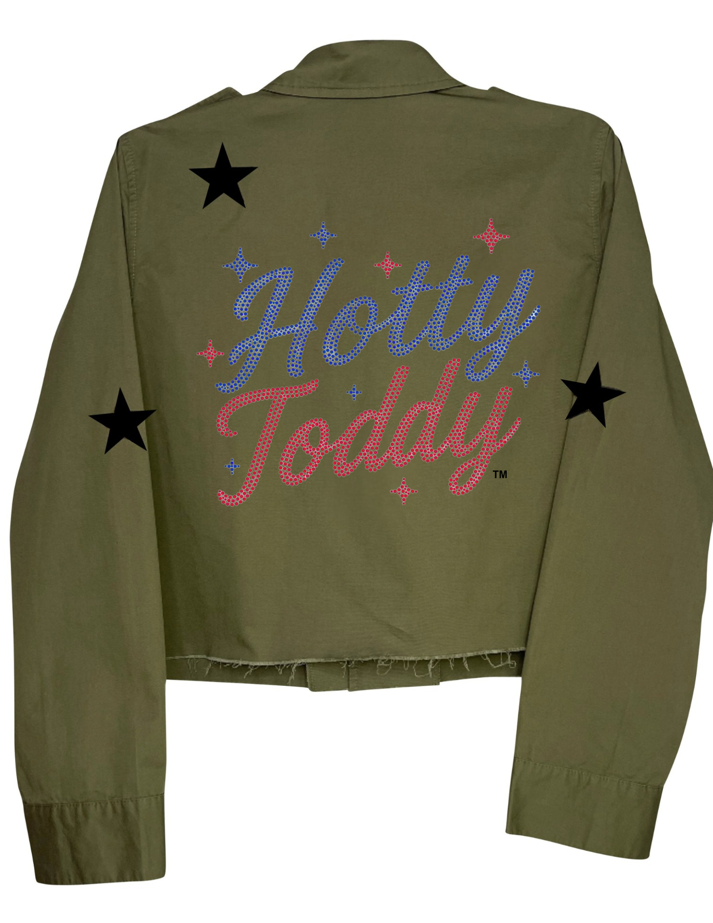 Licensed Game Day Shacket, Army Green, Ole Miss Hotty Toddy