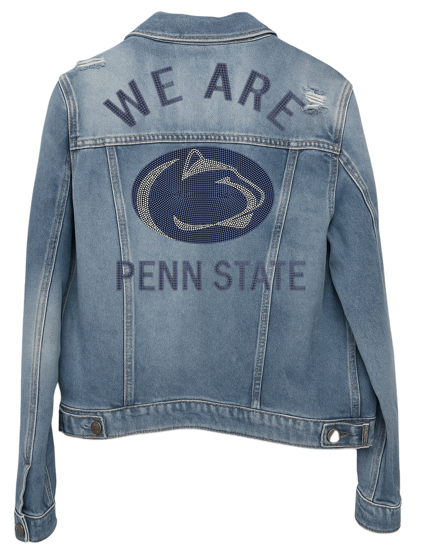 Licensed Game Day Jacket, Denim, Penn State We Are Penn State
