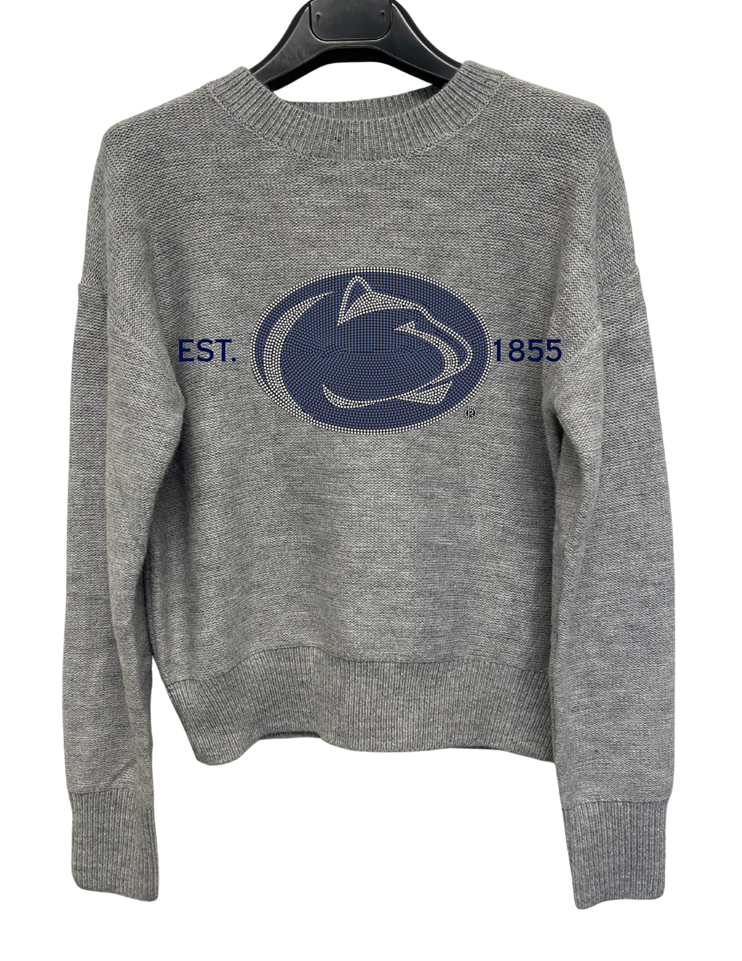 Licensed Game Day Sweater, Gray, Penn State Est 1855