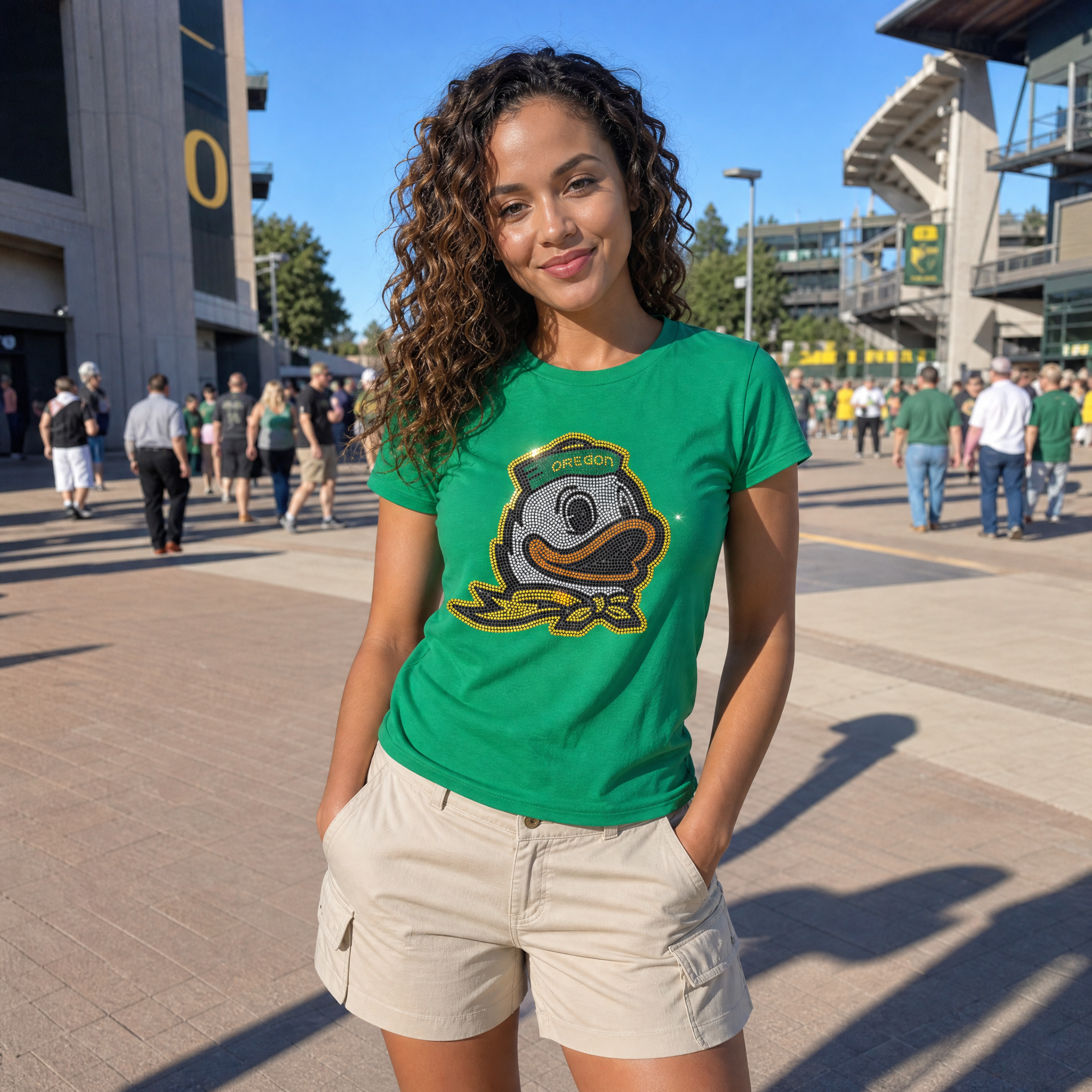 University of Oregon Duck Green Short Sleeve T-Shirt