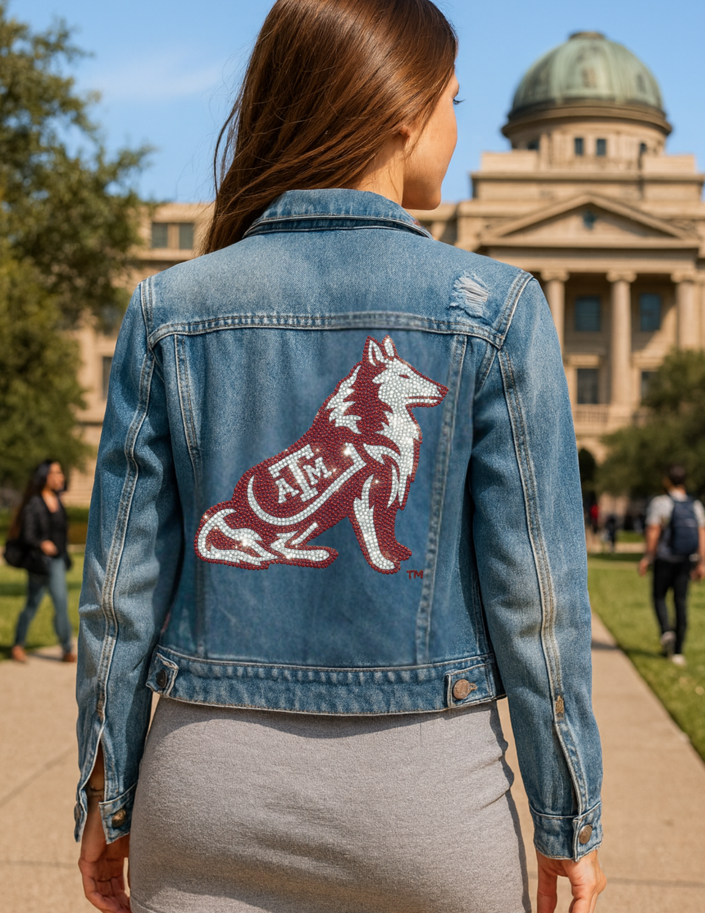 Licensed Game Day Denim, Medium Wash, Texas A&M Reveille