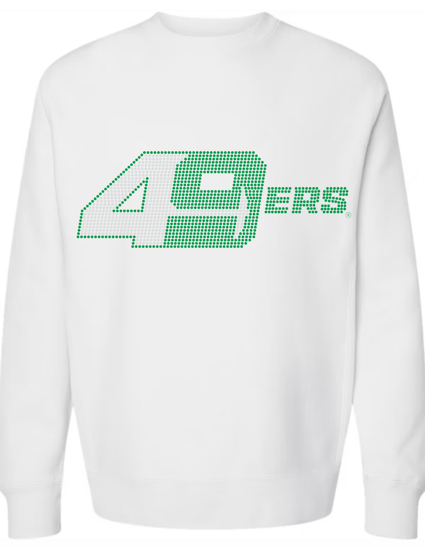 Licensed Game Day Sweatshirt, White, Univ of N Carolina Charlotte 49ers
