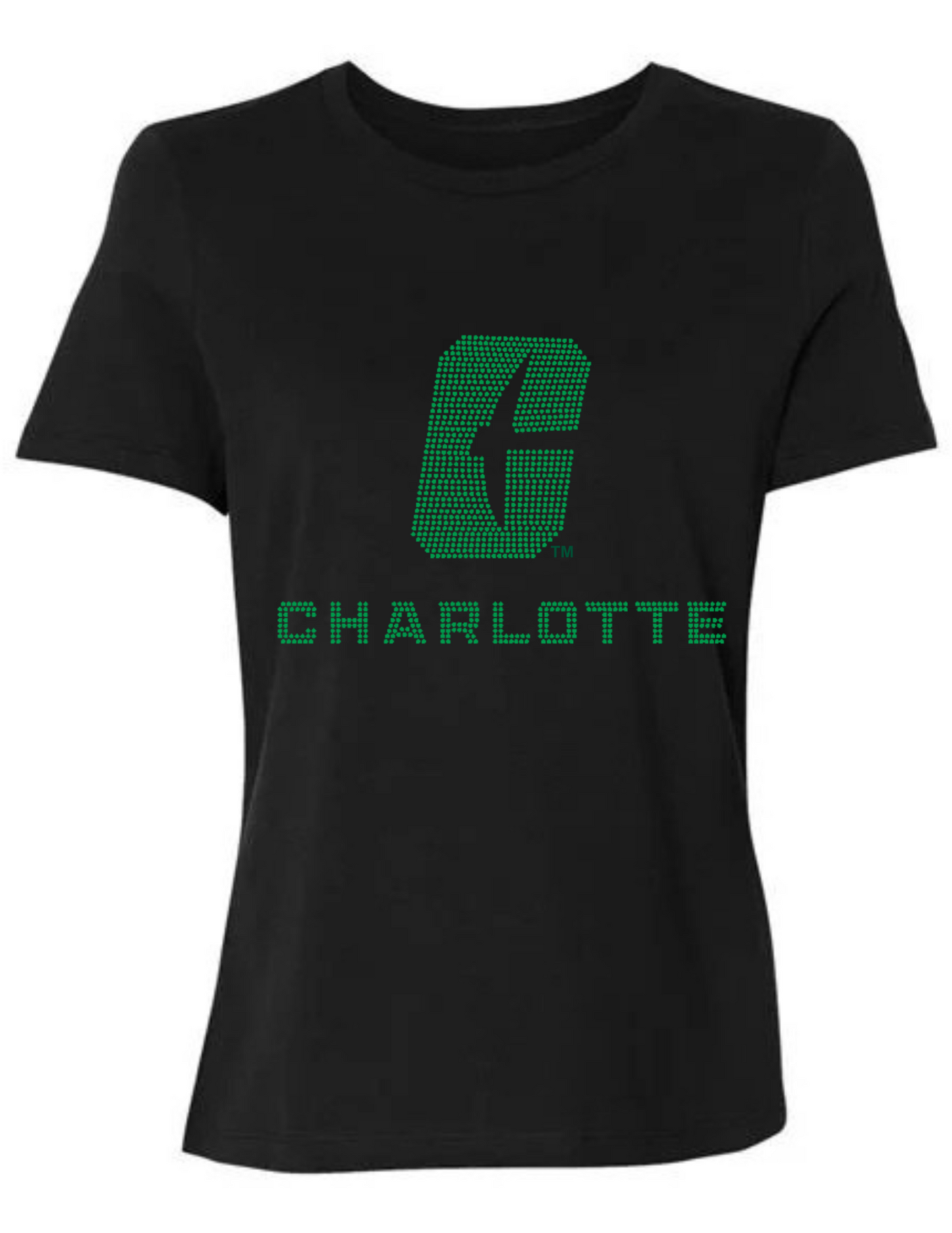Licensed Game Day T-Shirt, Crewneck Black, Univ of N Carolina C Charlotte