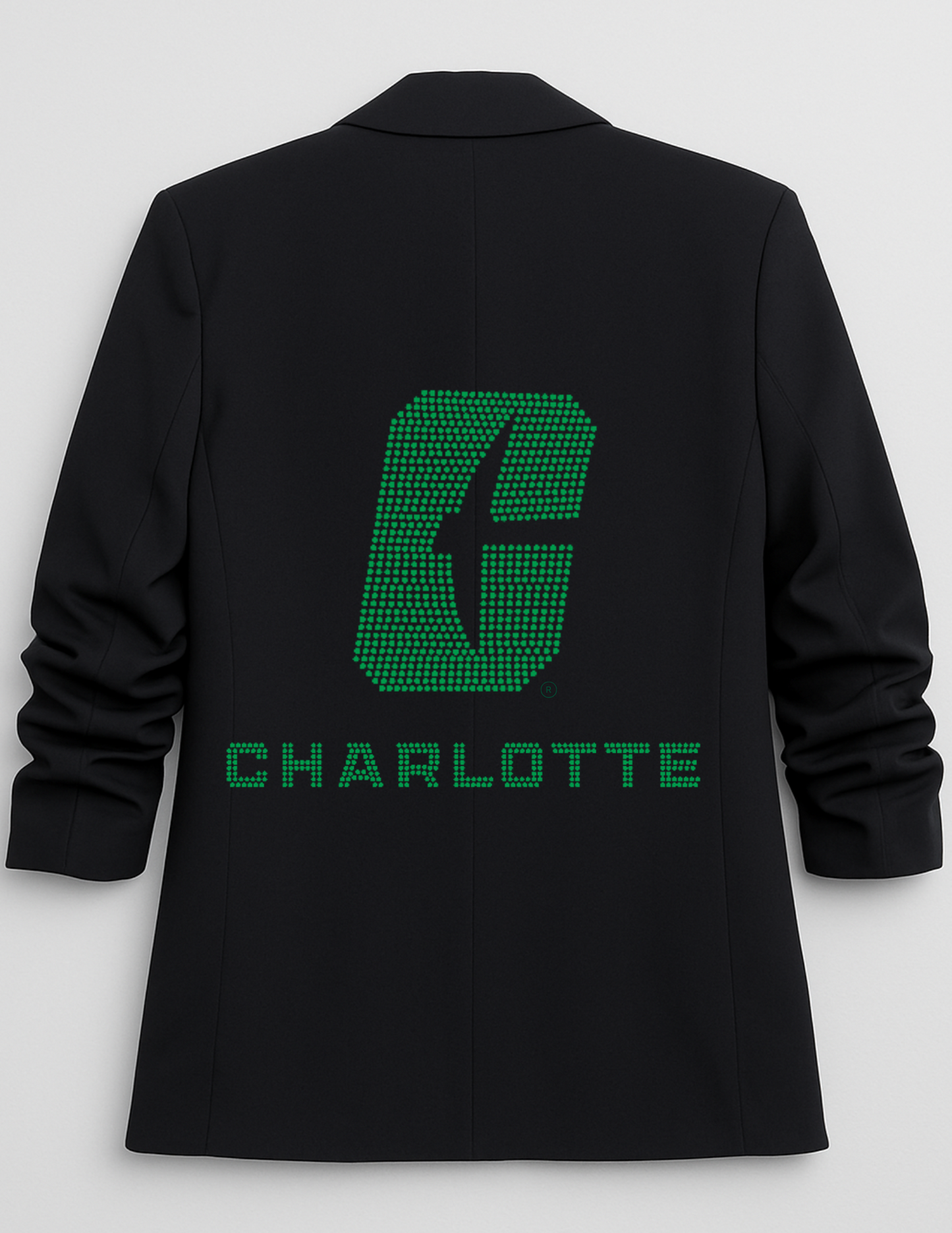 Licensed Game Day, Black Blazer, Univ of N Carolina C Charlotte