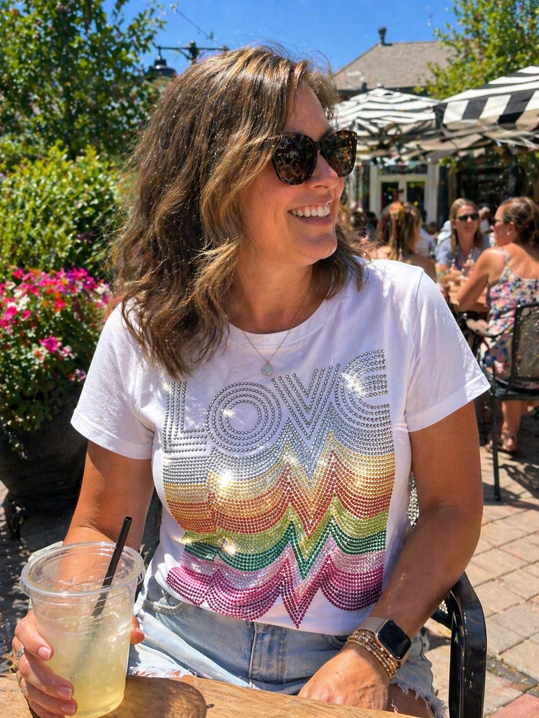 T-Shirt, Short Sleeve White, Love Repeater