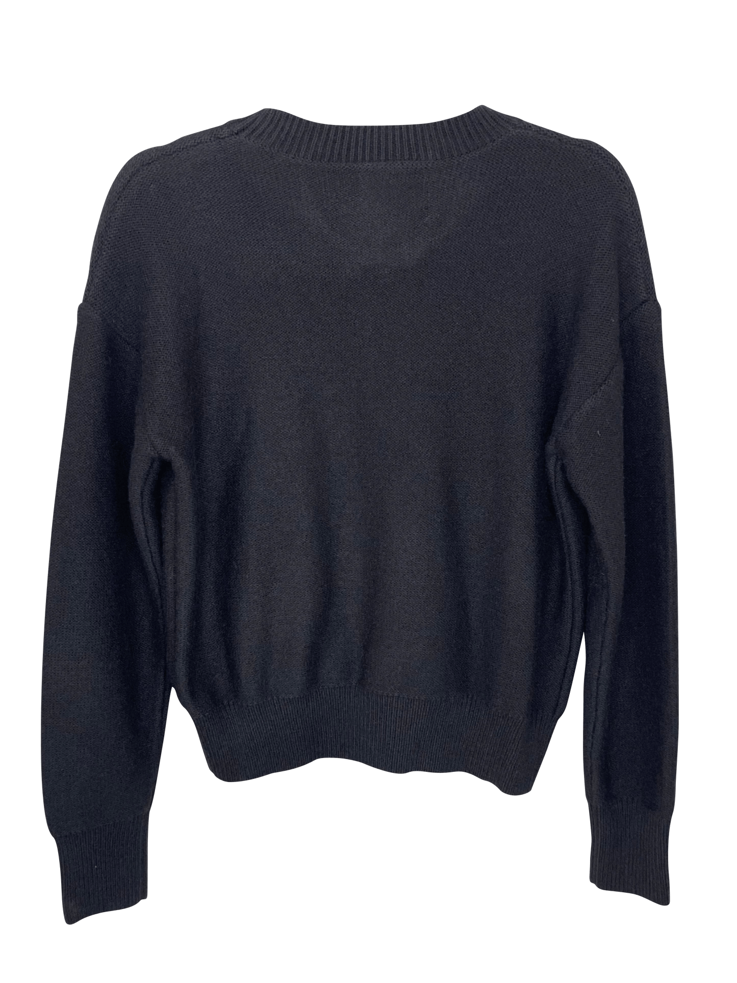 Sweater, Crewneck Black, Gunmetal Love Script