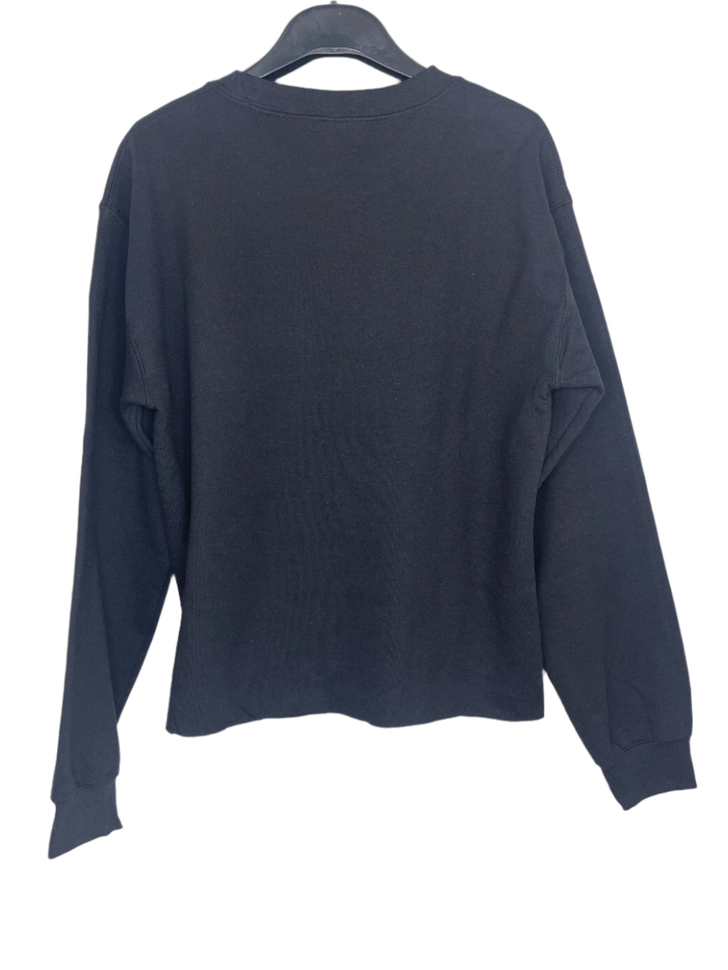 Sweatshirt, Crewneck Black, Maroon Tiger