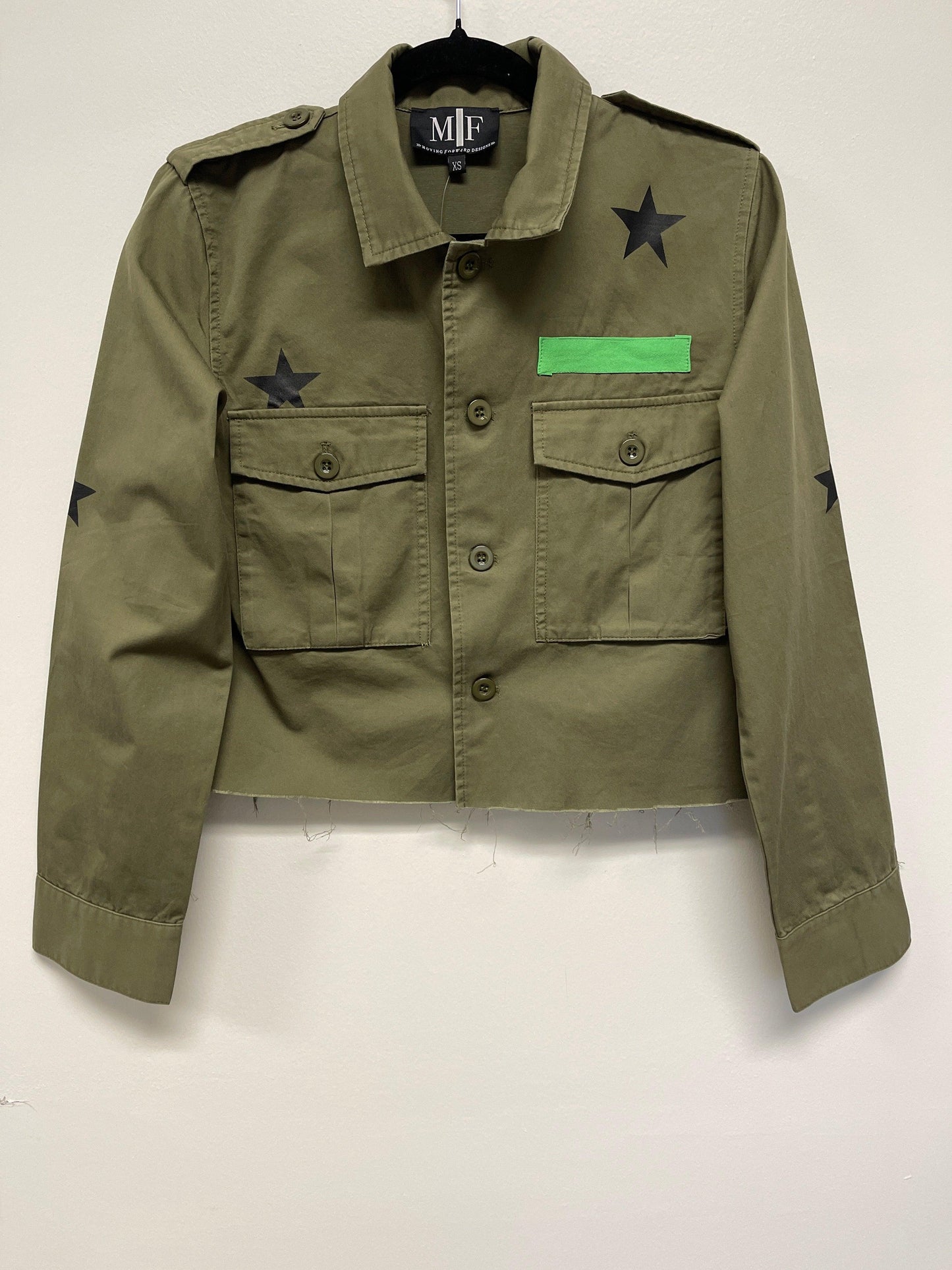 Licensed Game Day Shacket, Army Green, Oklahoma State Cowboys