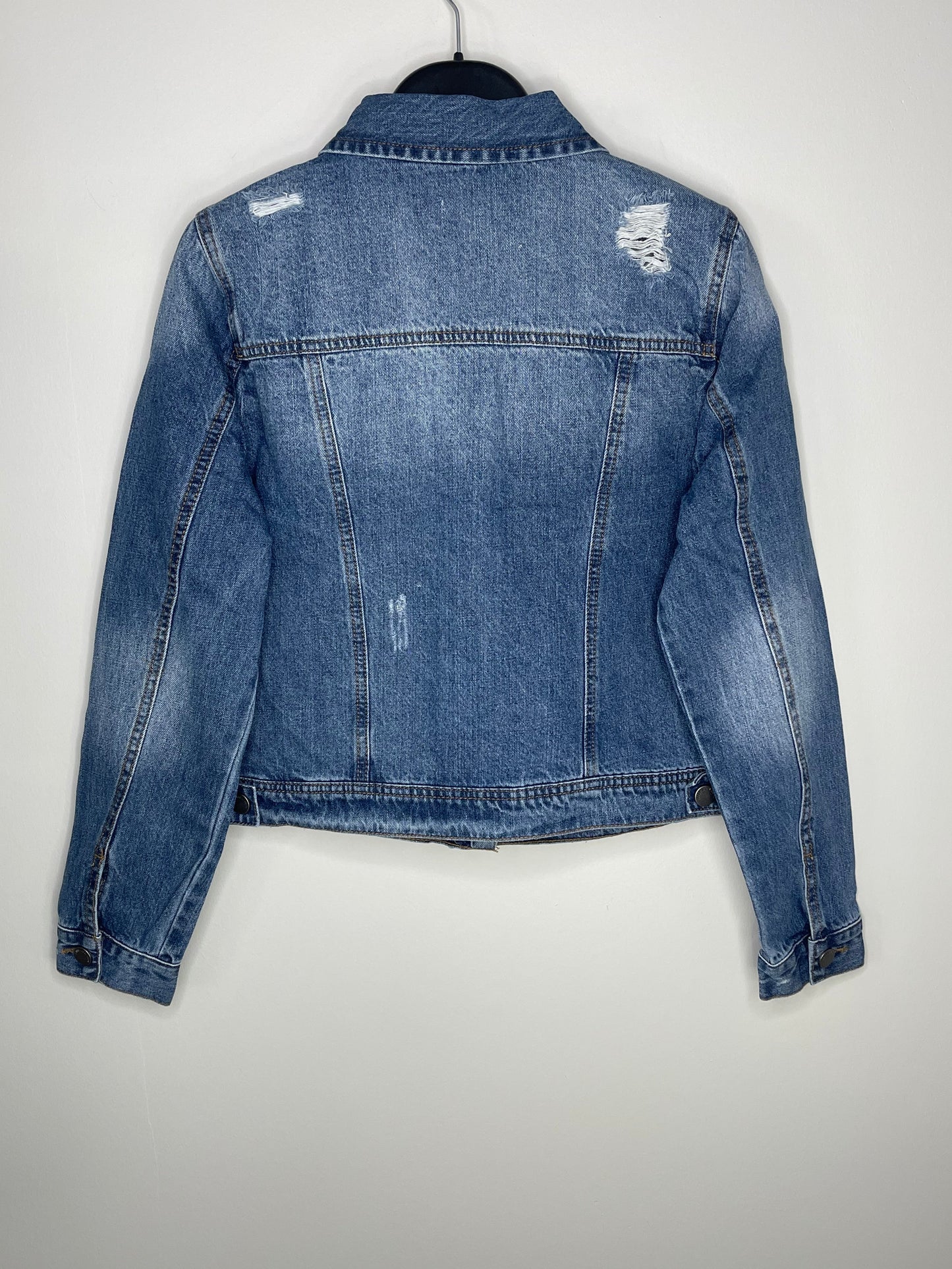 Jacket, Blue Denim, Dark Wash
