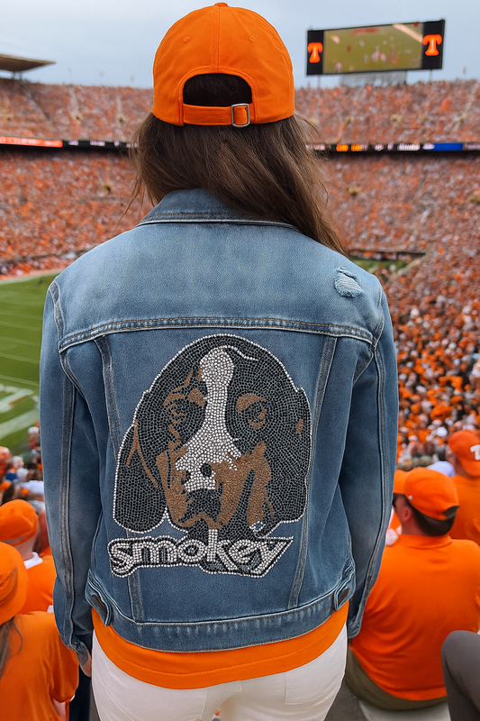 Licensed Game Day Jacket, Blue Denim, Tennessee Vols Smokey