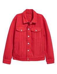 Jacket, Red Denim Kurt Muller
