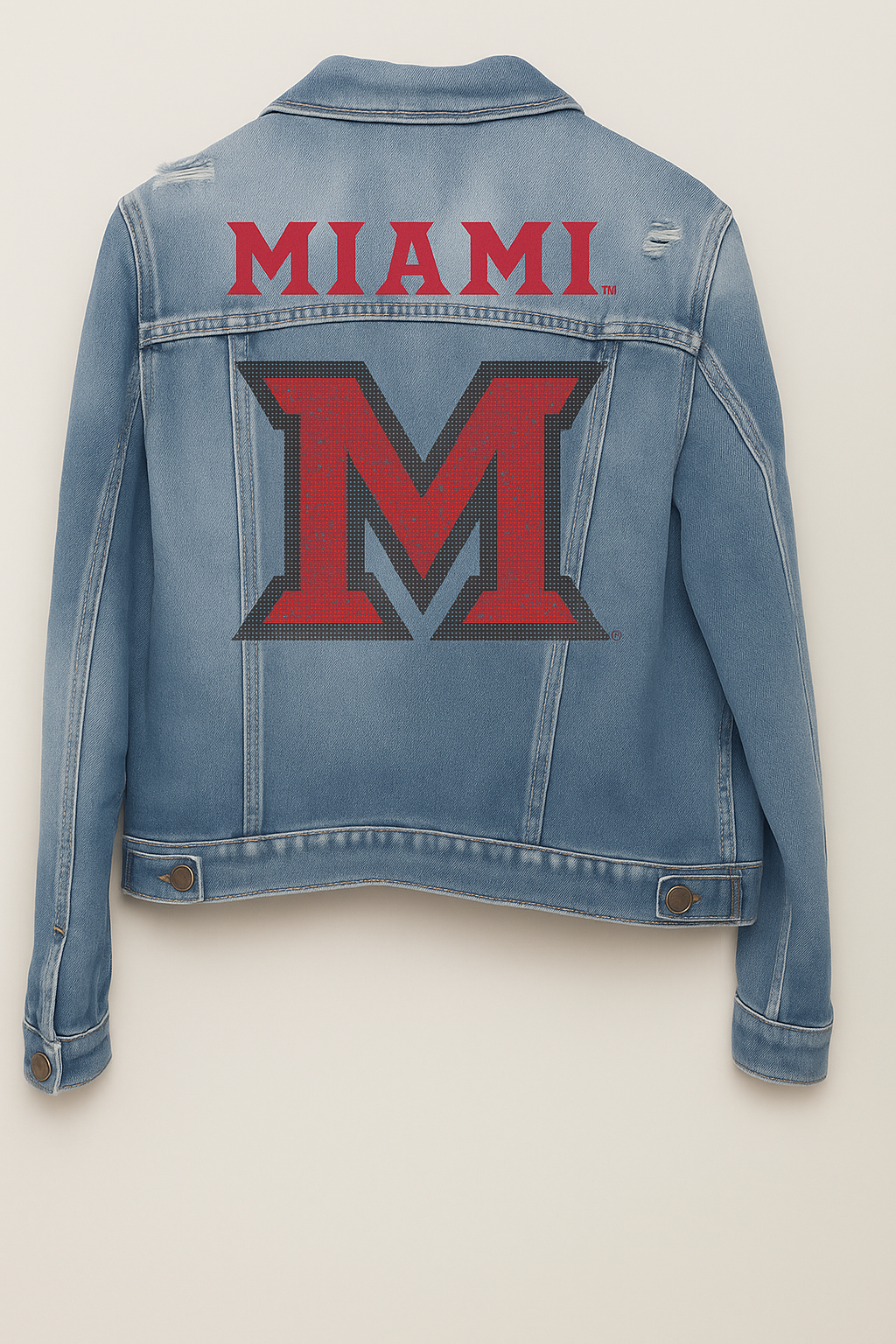 Licensed Game Day Jacket, Blue Denim, Miami of Ohio Miami M