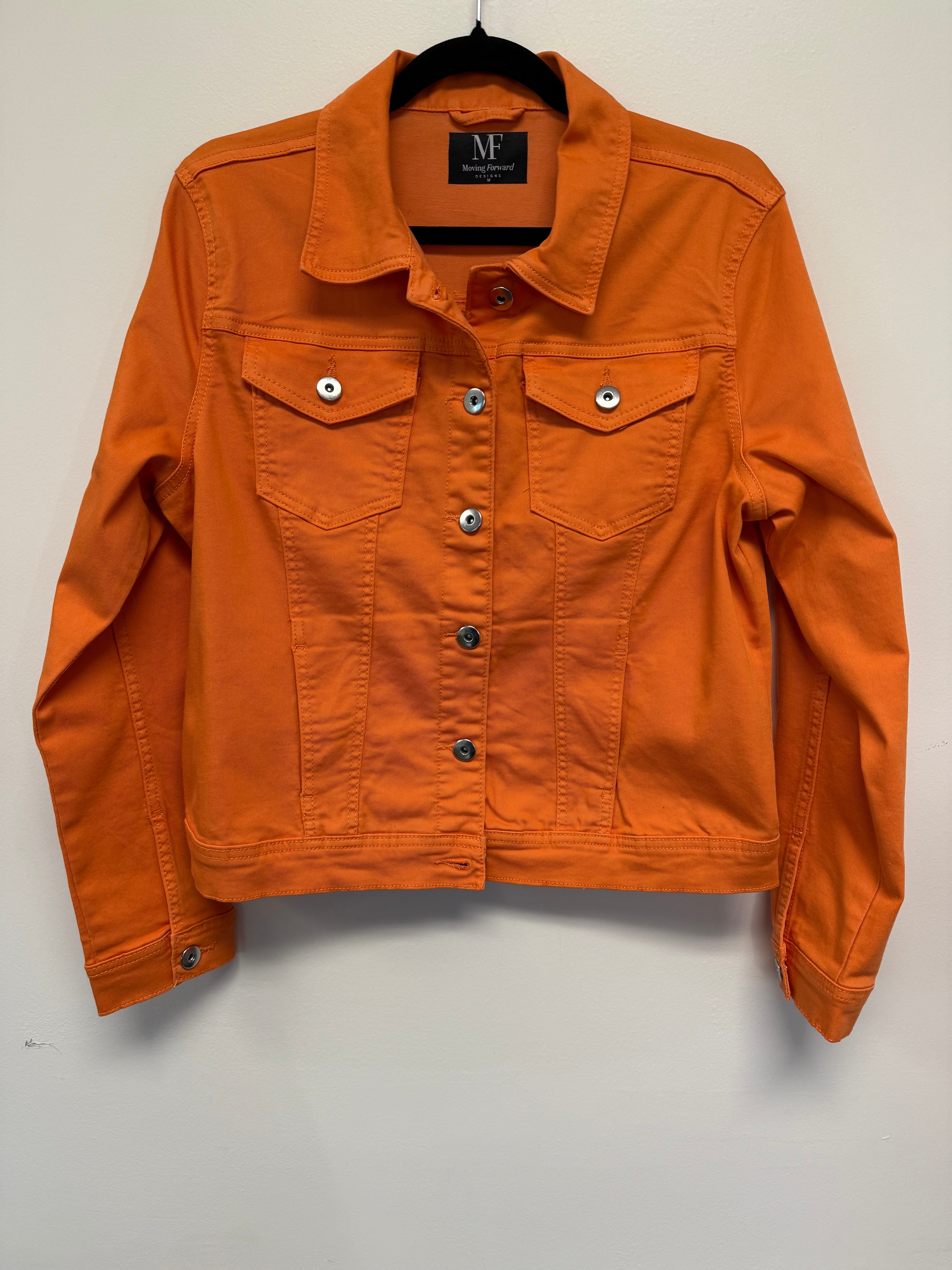 Jacket, Denim, Orange - KM