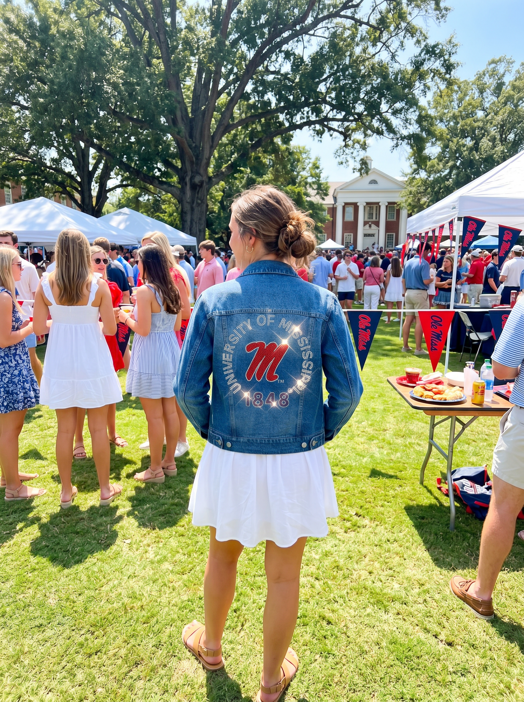University of Mississippi EST 1848 Blue Denim Jacket