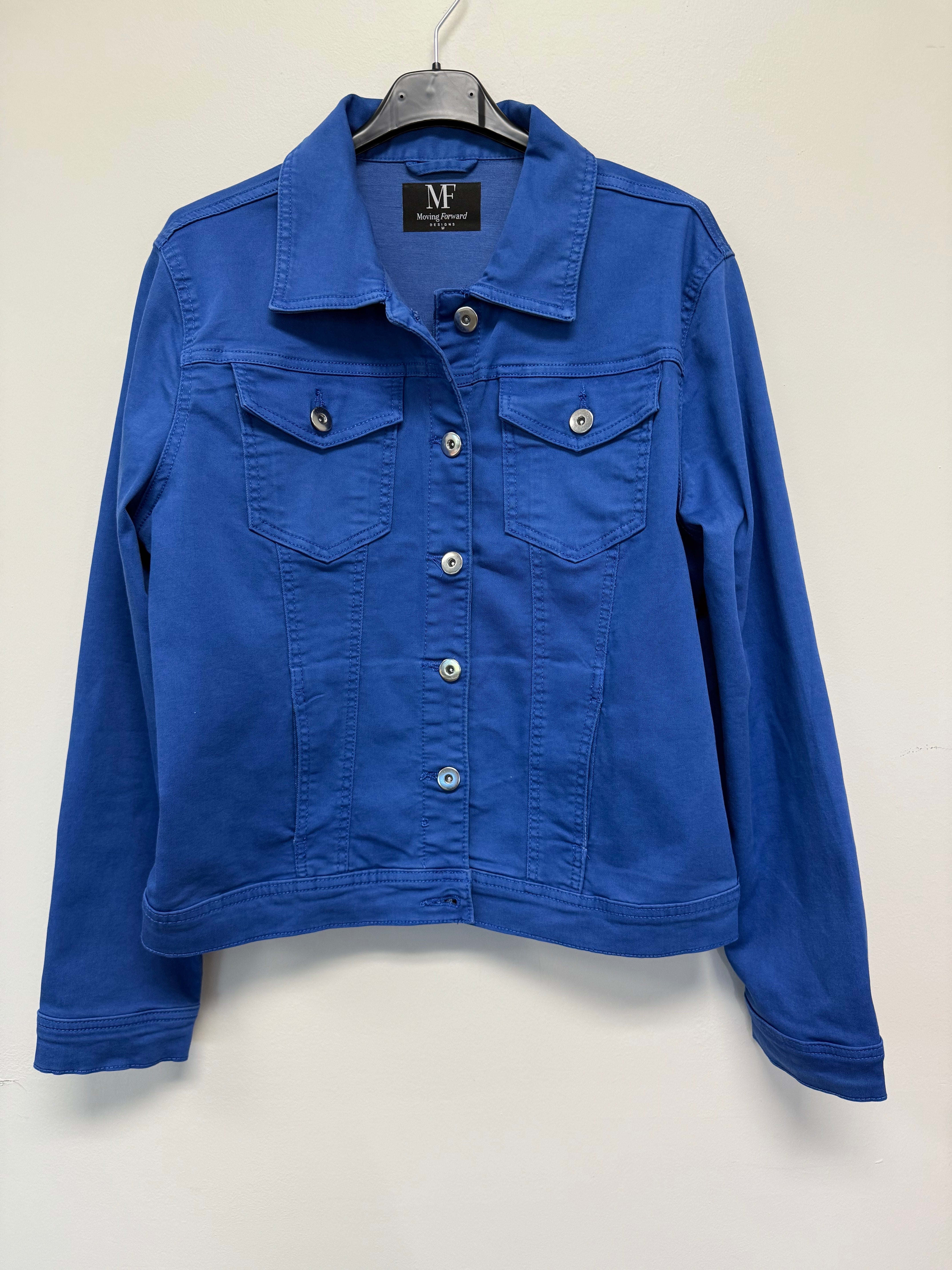 Jacket, Denim, Royal Blue - KM