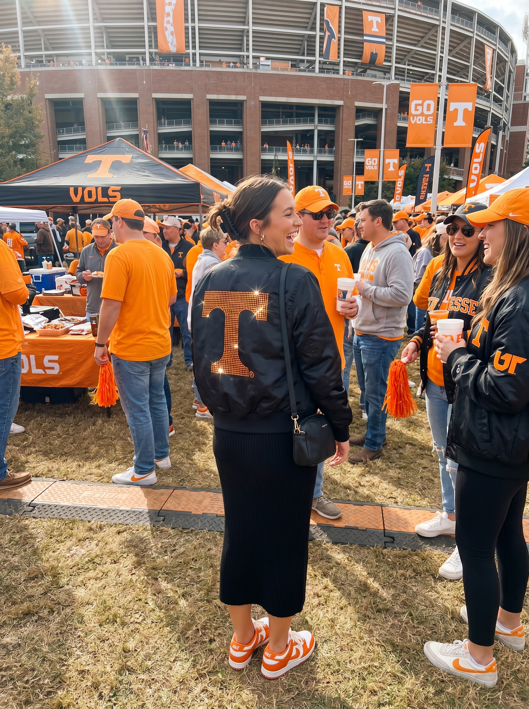 Tennessee Vols Big T Black Bomber