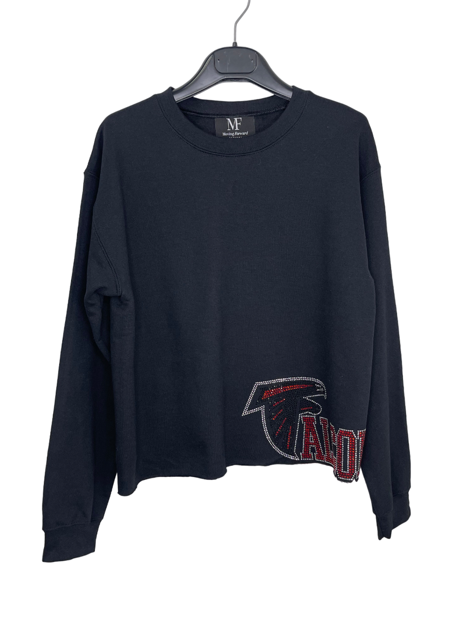 Game Day Sweatshirt, Crewneck Black, Atlanta Falcons