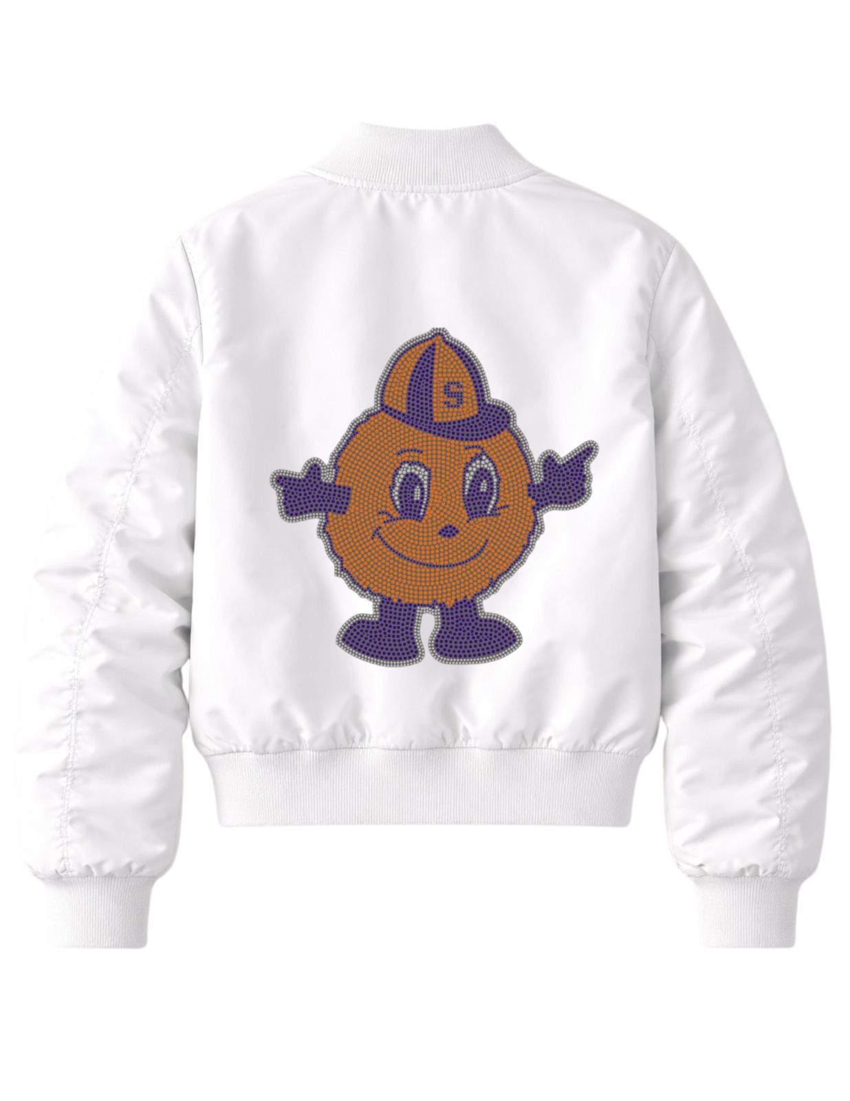 Syracuse Otto White Bomber Jacket