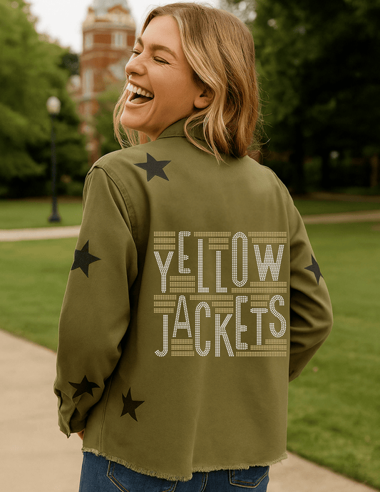 Licensed Game Day Shacket, Georgia Tech Yellow Jackets