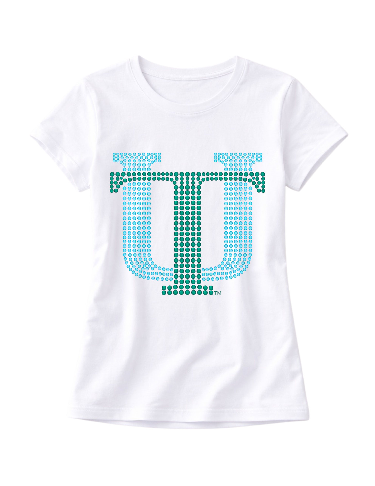Tulane University Vintage TU White Crewneck Short Sleeve T-Shirt