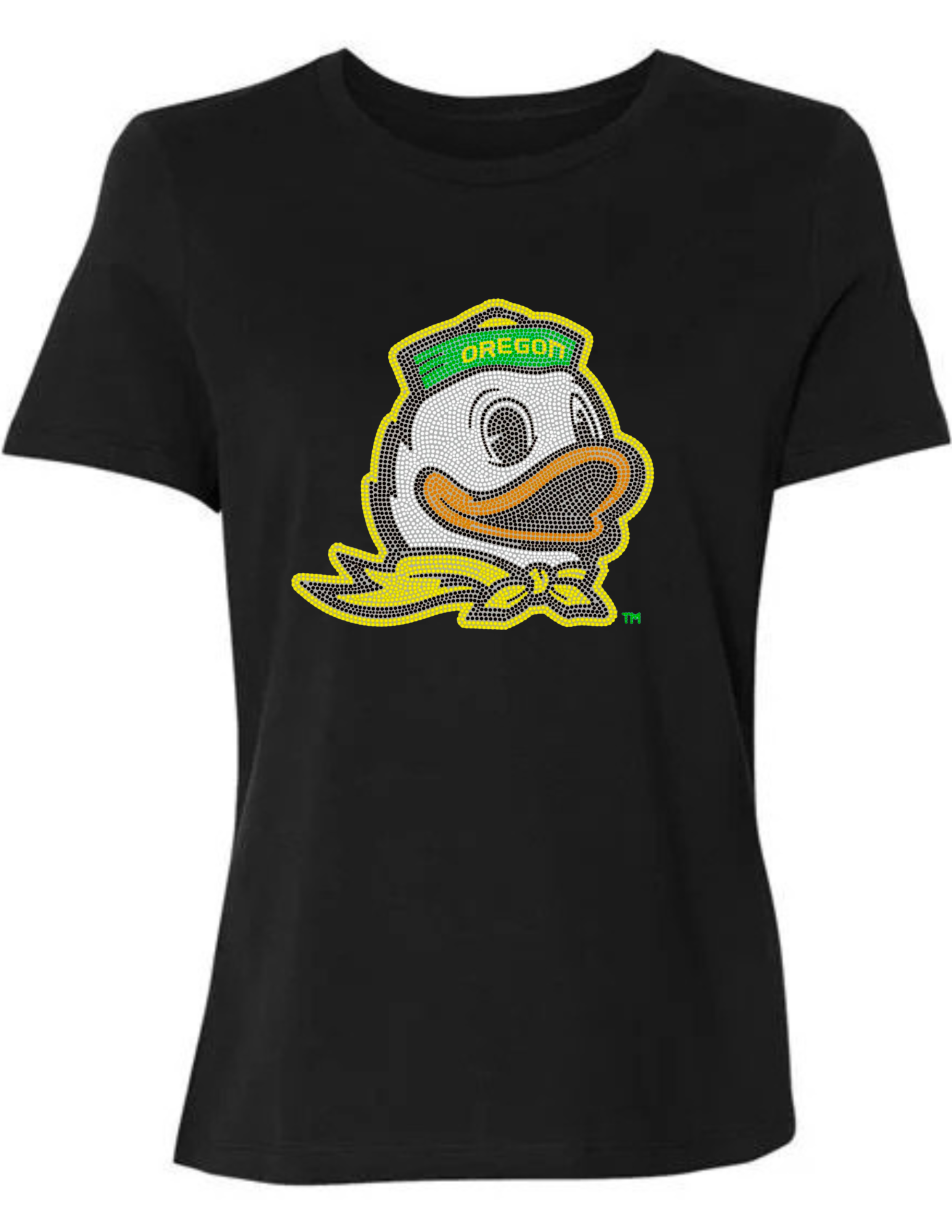 University of Oregon Duck Black Short Sleeve T-Shirt