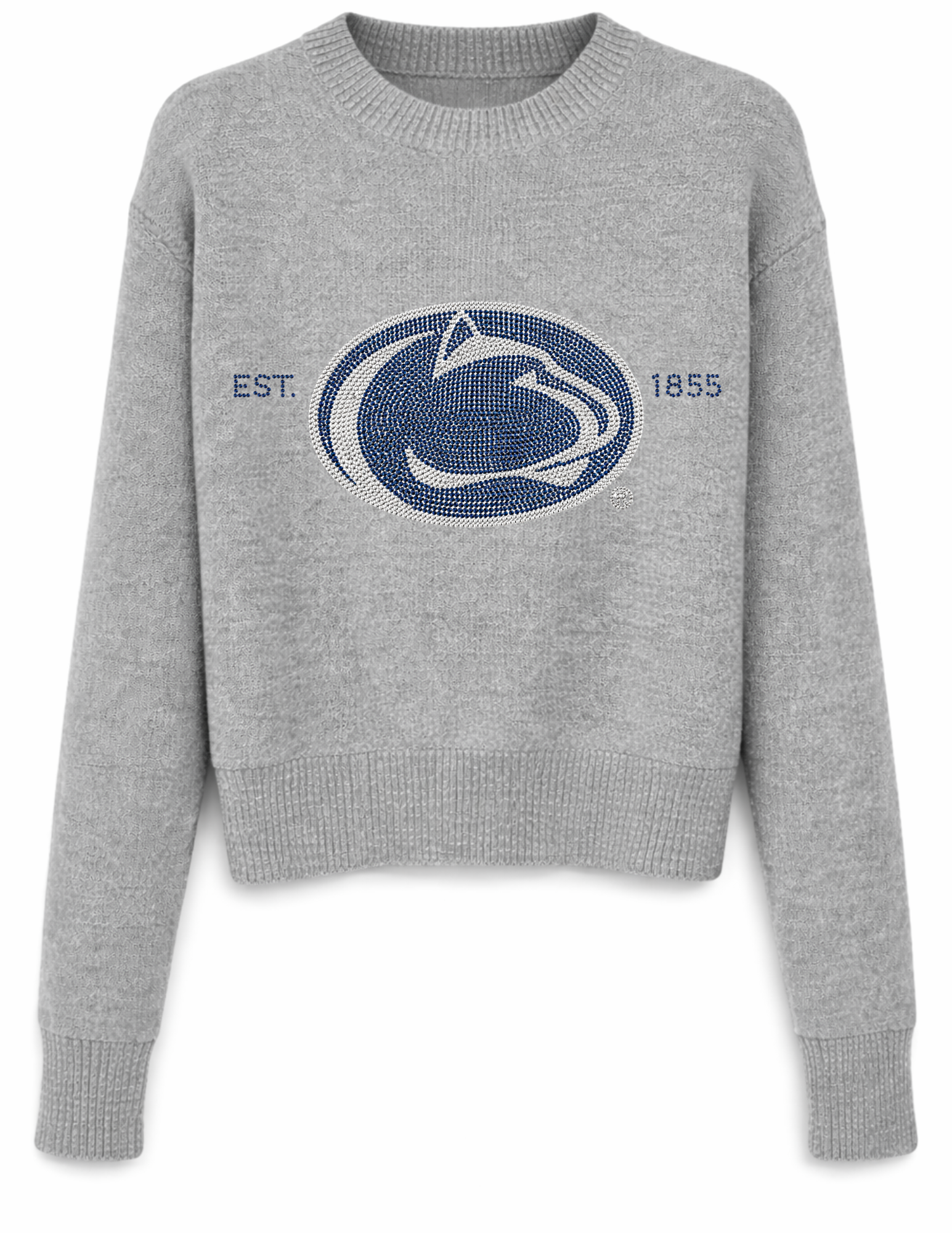 Penn State EST. 1855 Gray Crewneck Sweater