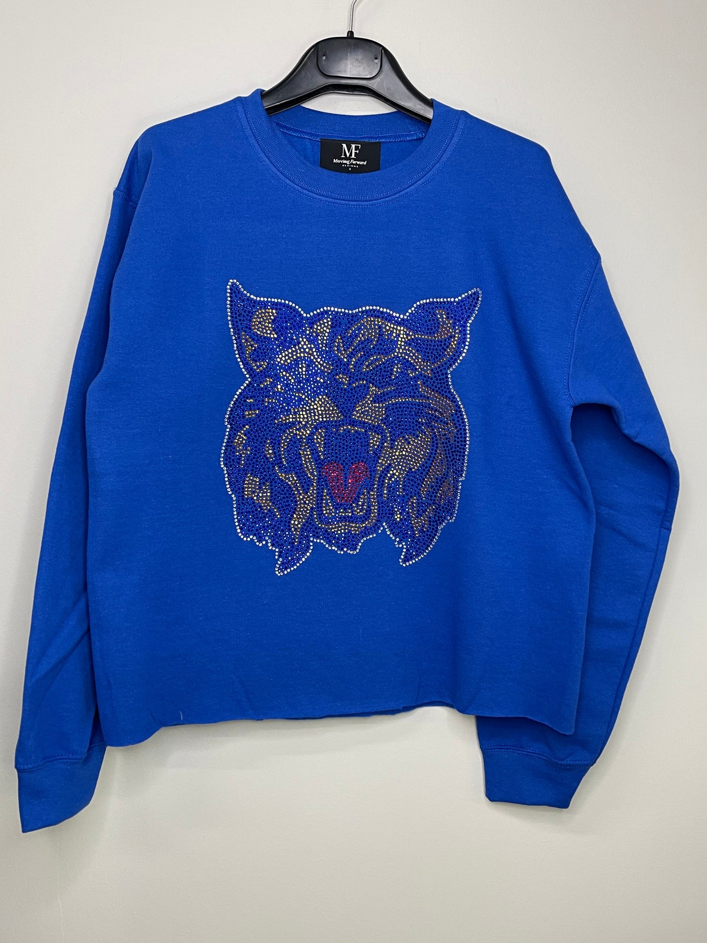 Game Day Sweatshirt, Crewneck Royal Blue, Kentucky Wildcat